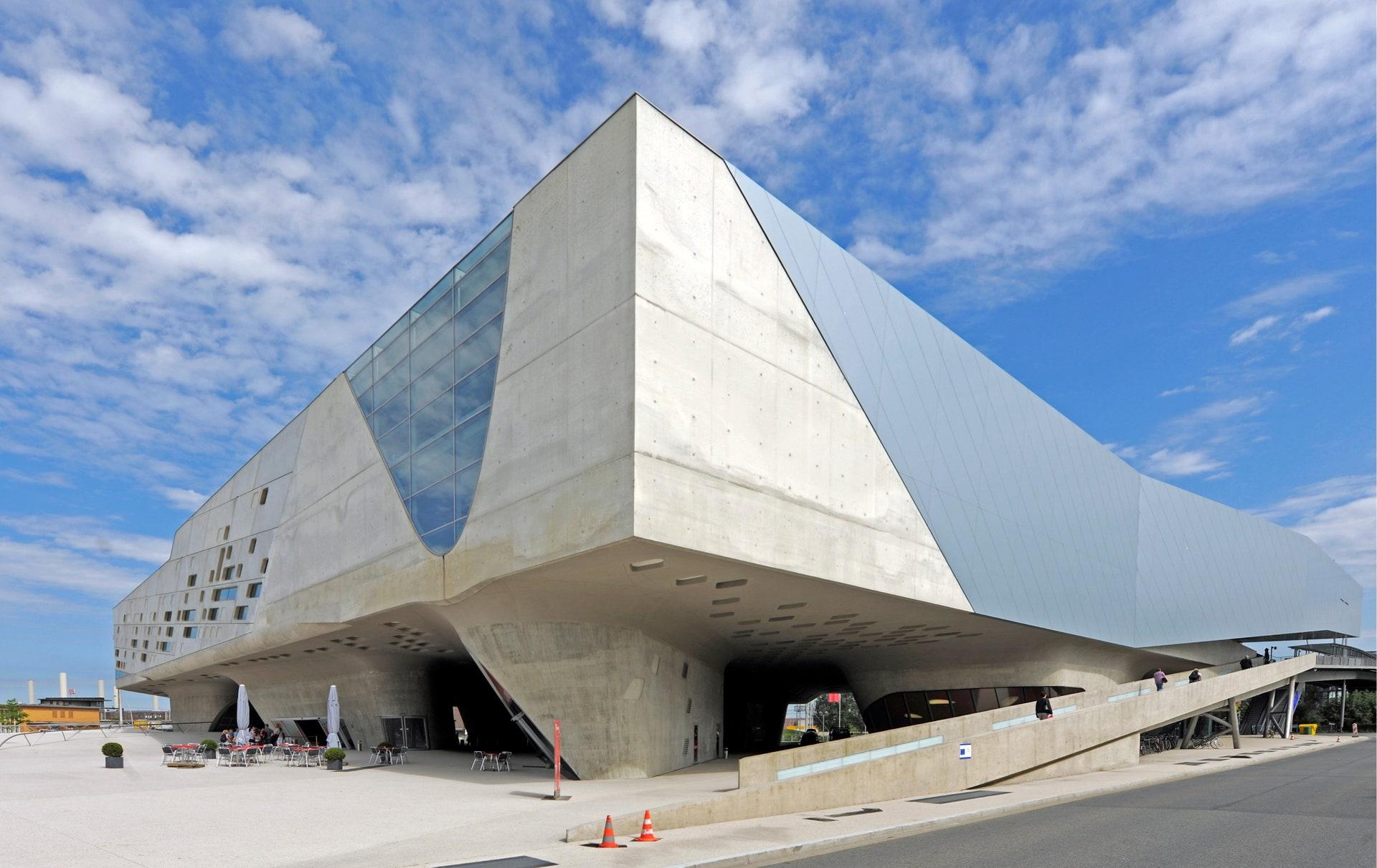 O Phaeno Science Center, na Alemanha.