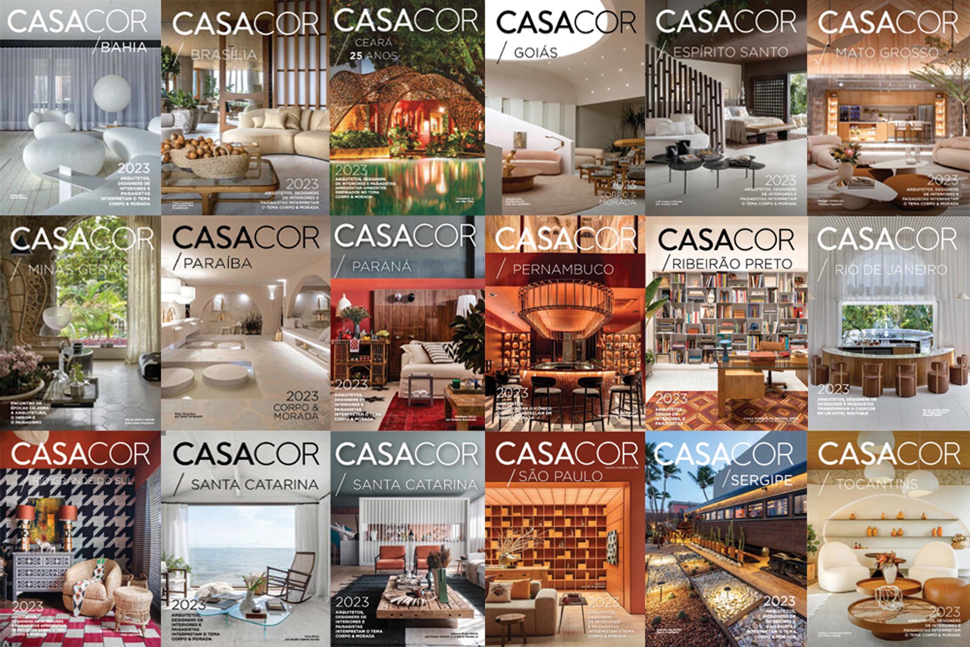 Vote: qual sua capa de anuário favorita da CASACOR 2023?