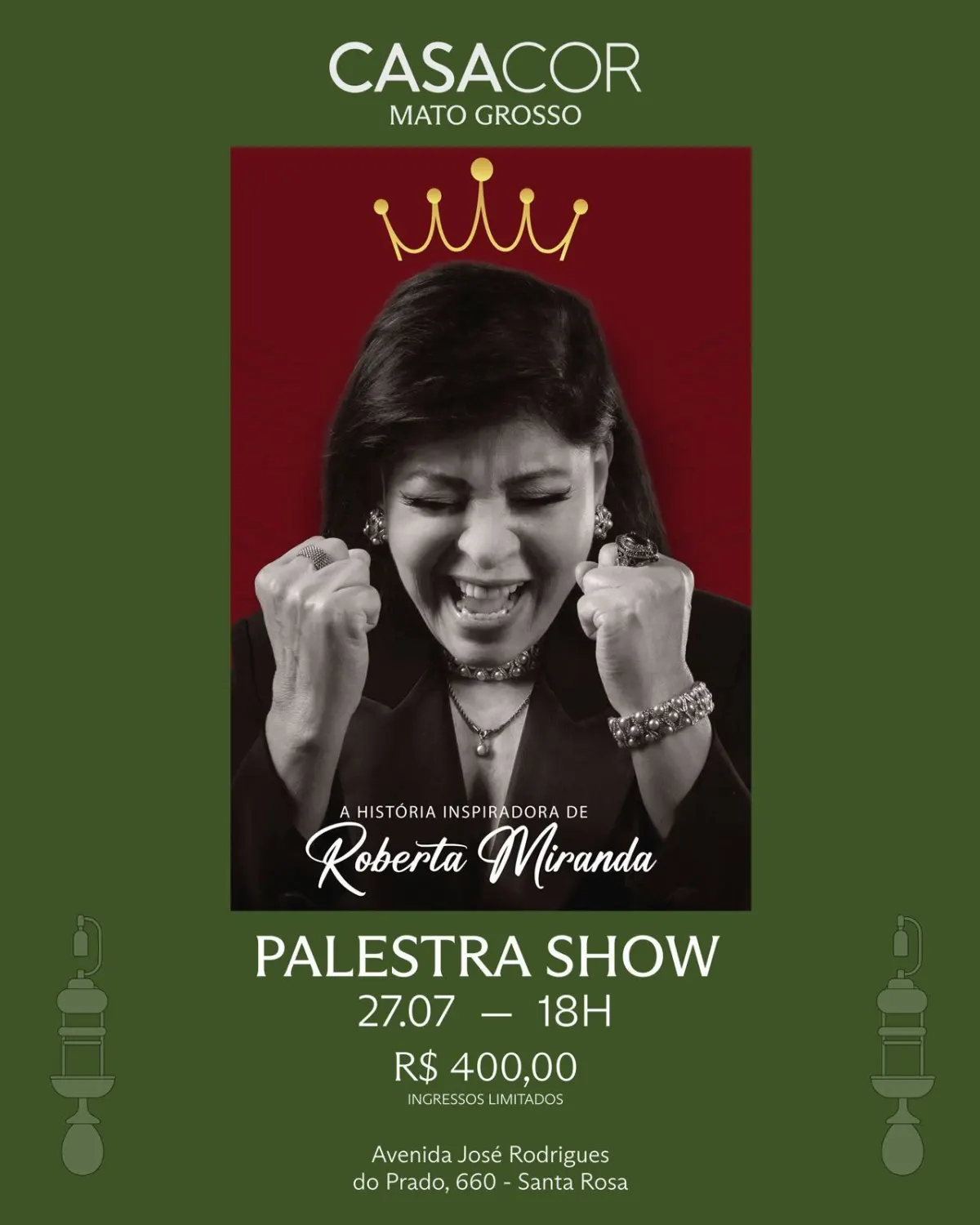 CASACOR Mato Grosso | Palestra Show: Roberta Miranda - 2026