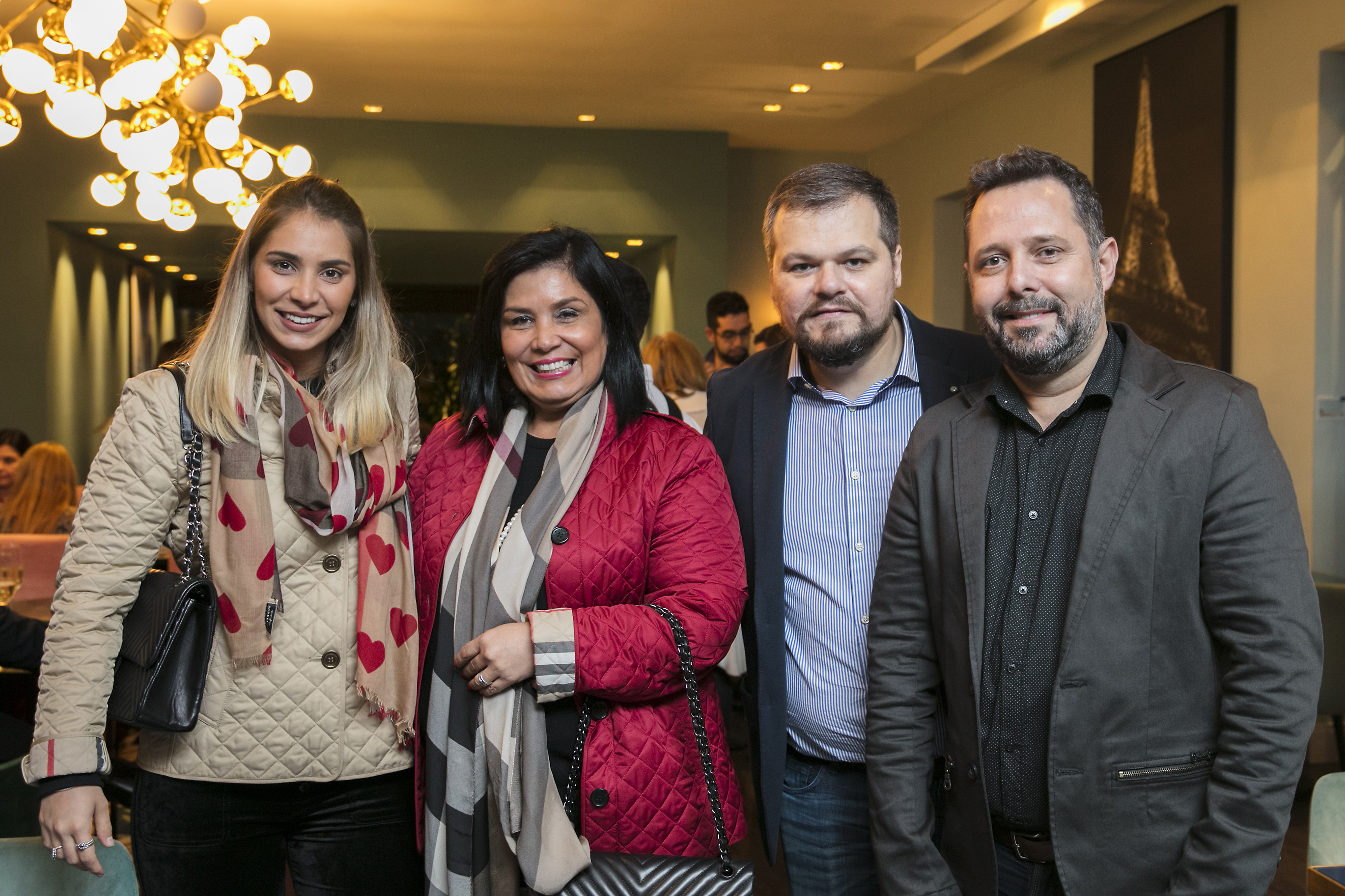 Patricia Hagobian, Fernada Dunelli, Thiago Luposeli e Marcelo Cassettari