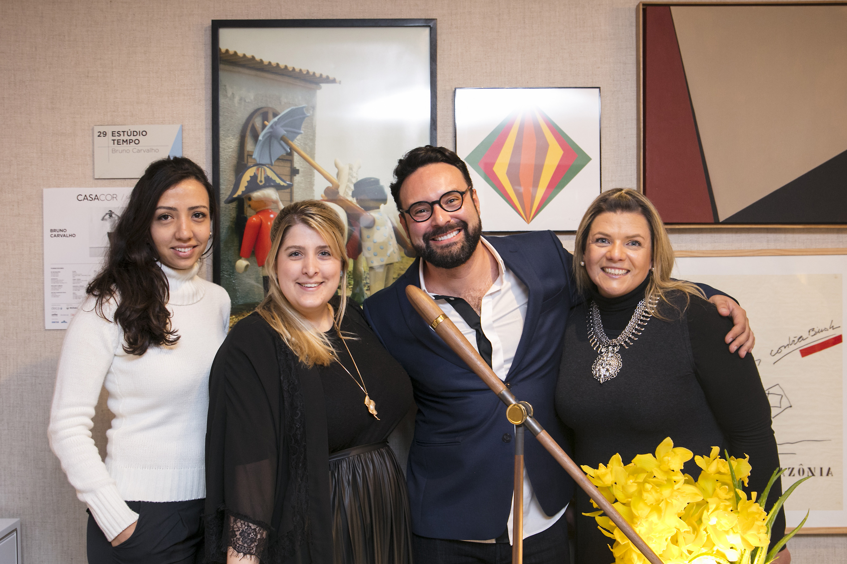 Natália Candelária, Adan, Bruno Carvalho e Giselle Martos