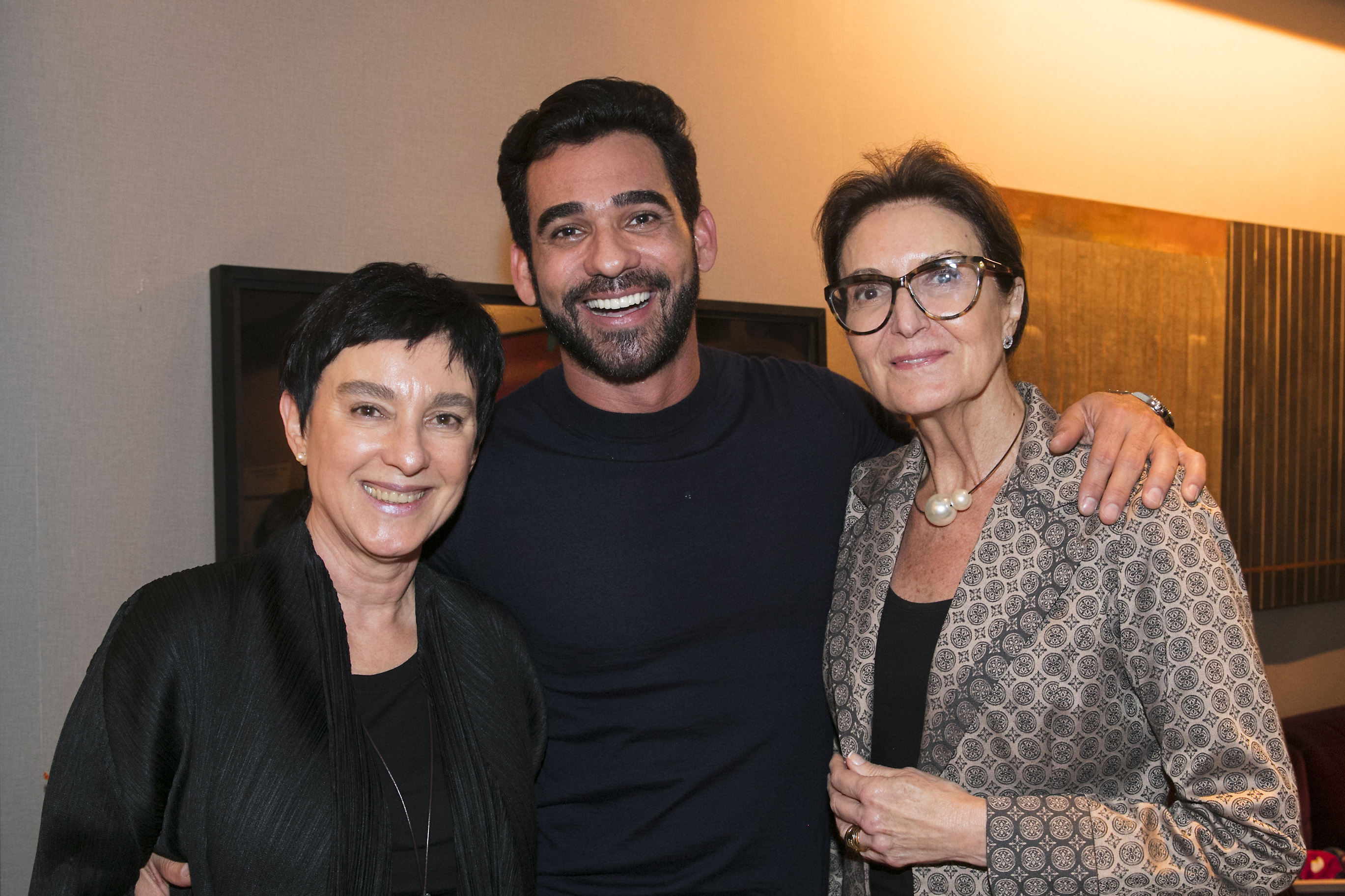 Livia Pedreira, Marlon Gama e Cristina Ferraz