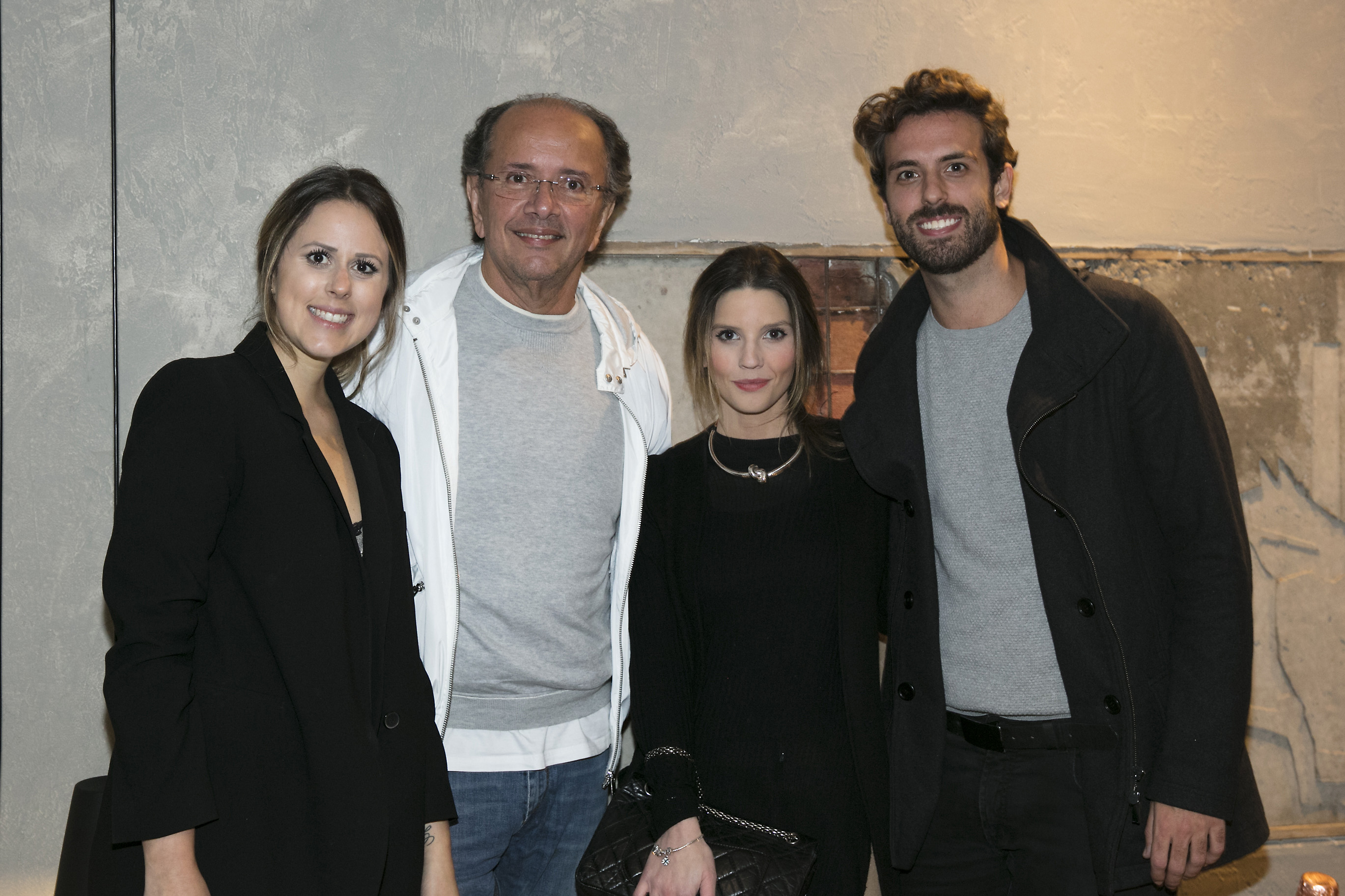 Kika Mattos, David Bastos, Marcela Penteado e André Bacalov