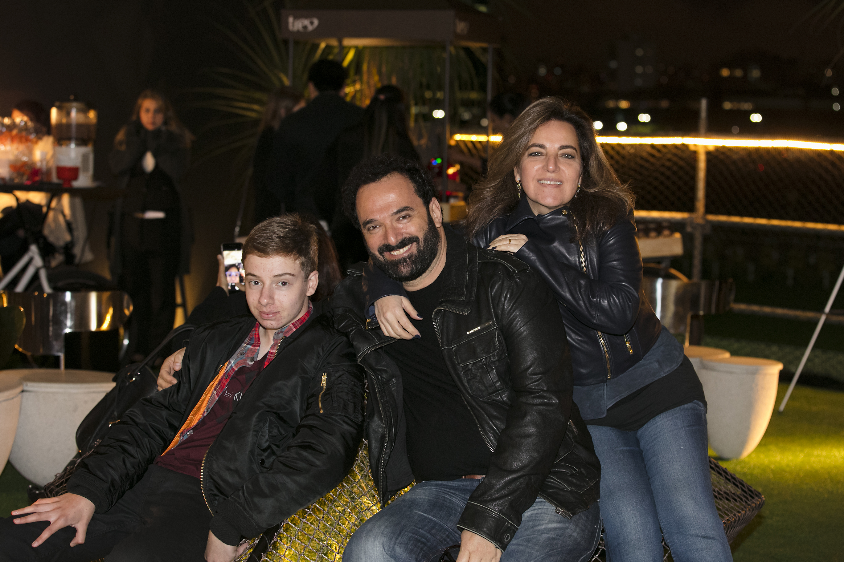 Mark Moran, Rui Dzialoschinsky e Sandra Dzialoschinsky