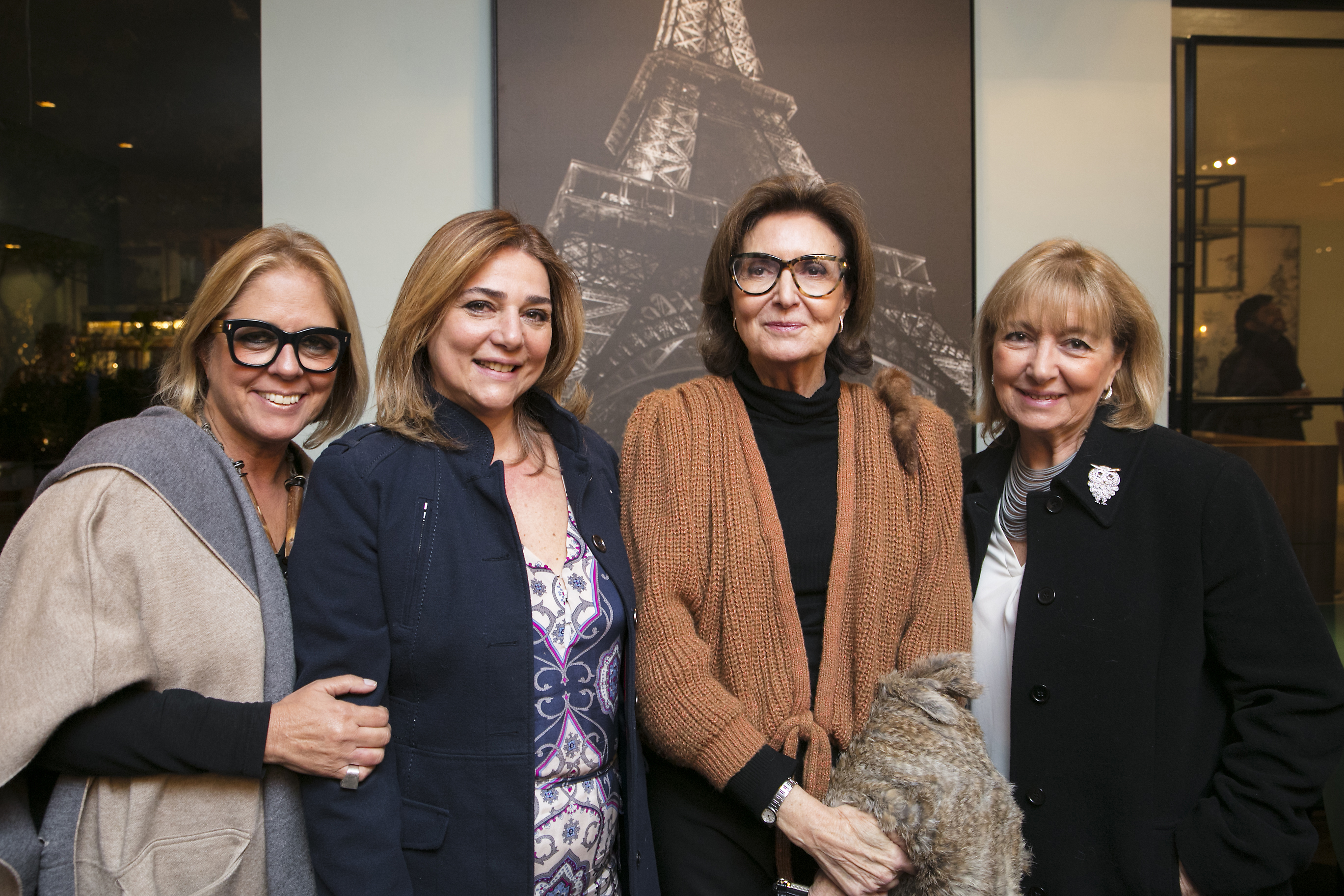 Tota Penteado, Samia Testa, Cristina Ferraz e Lucy Amicon