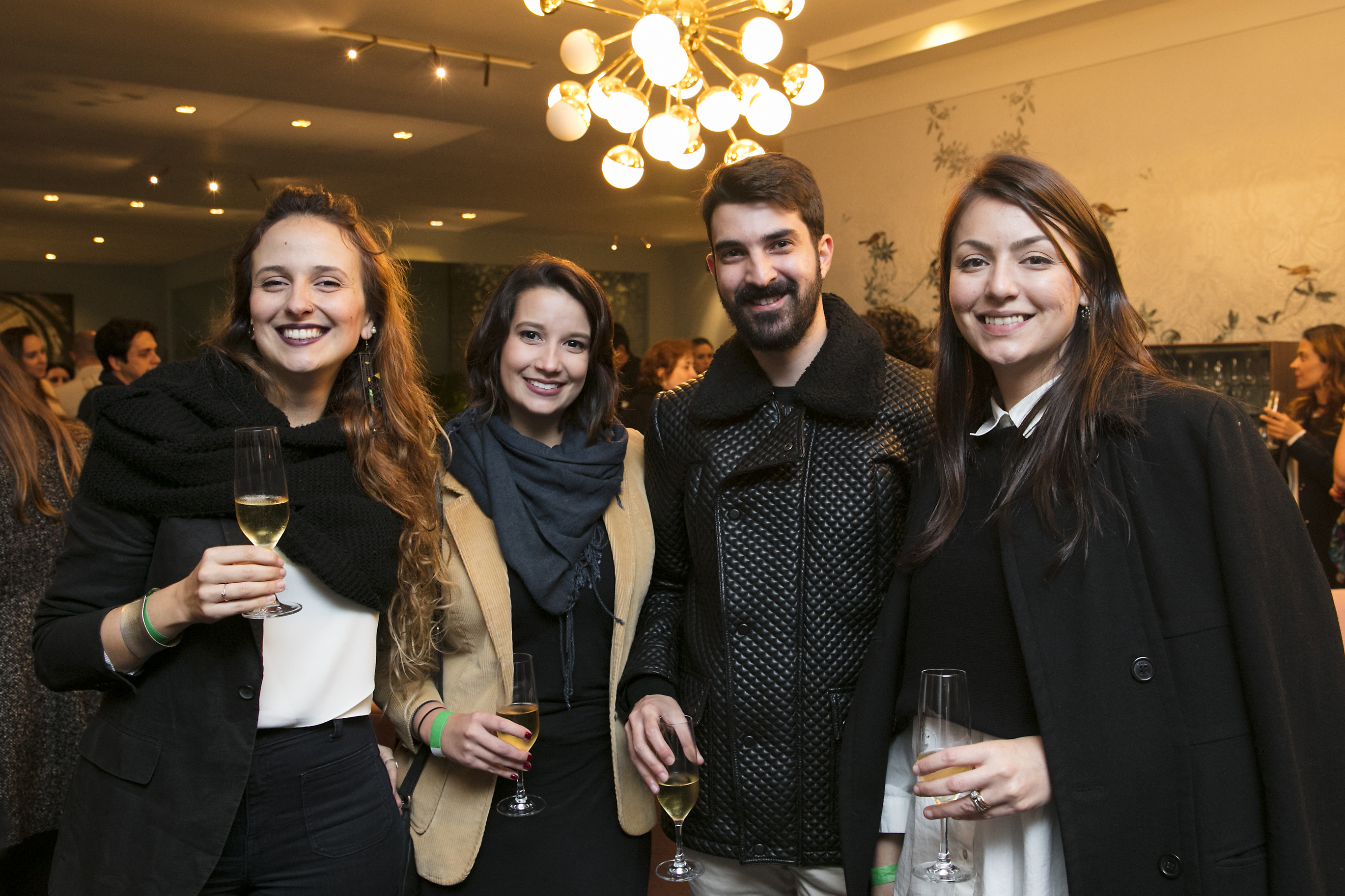 Gabrieli Azevedo, Fernanda Lins, Décio Araújo e Carolina Haddad