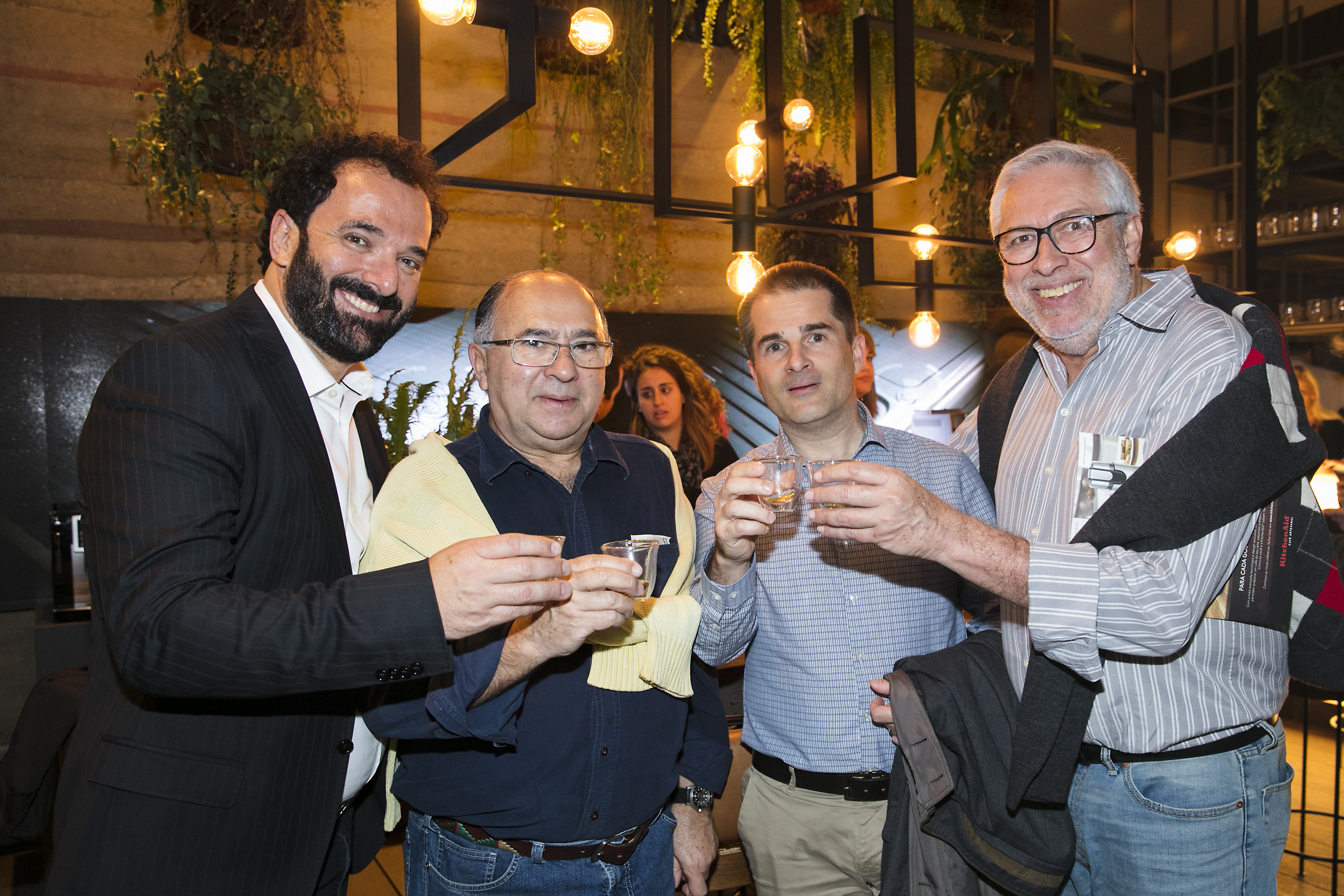 Rui Dzialoschinsky, Renato Francisco, Matjaz Cokan e Marcos de Abreu Pereira