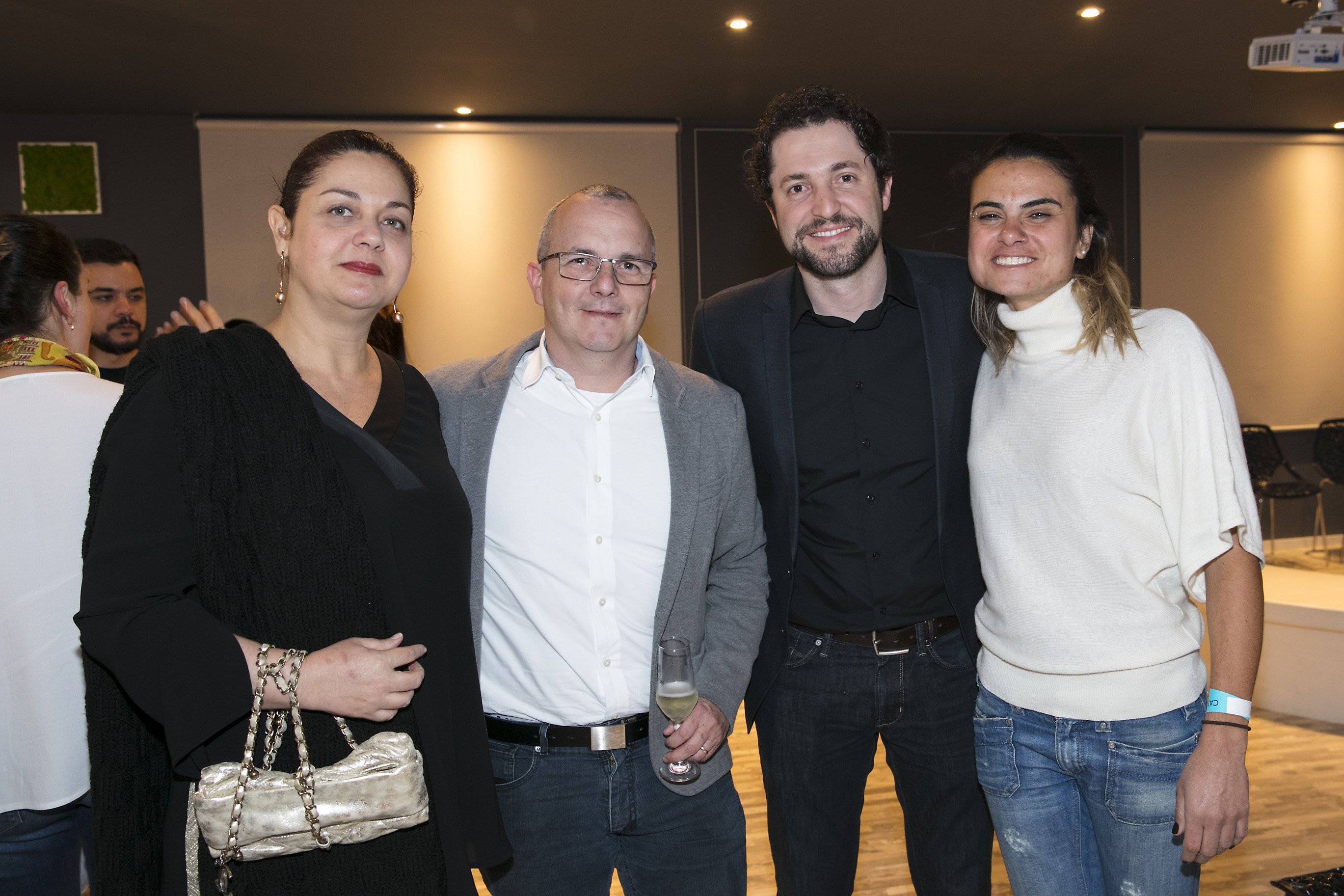 Patricia Marra, André Carvalho, Renato Guiderolli e Rubia Chedid