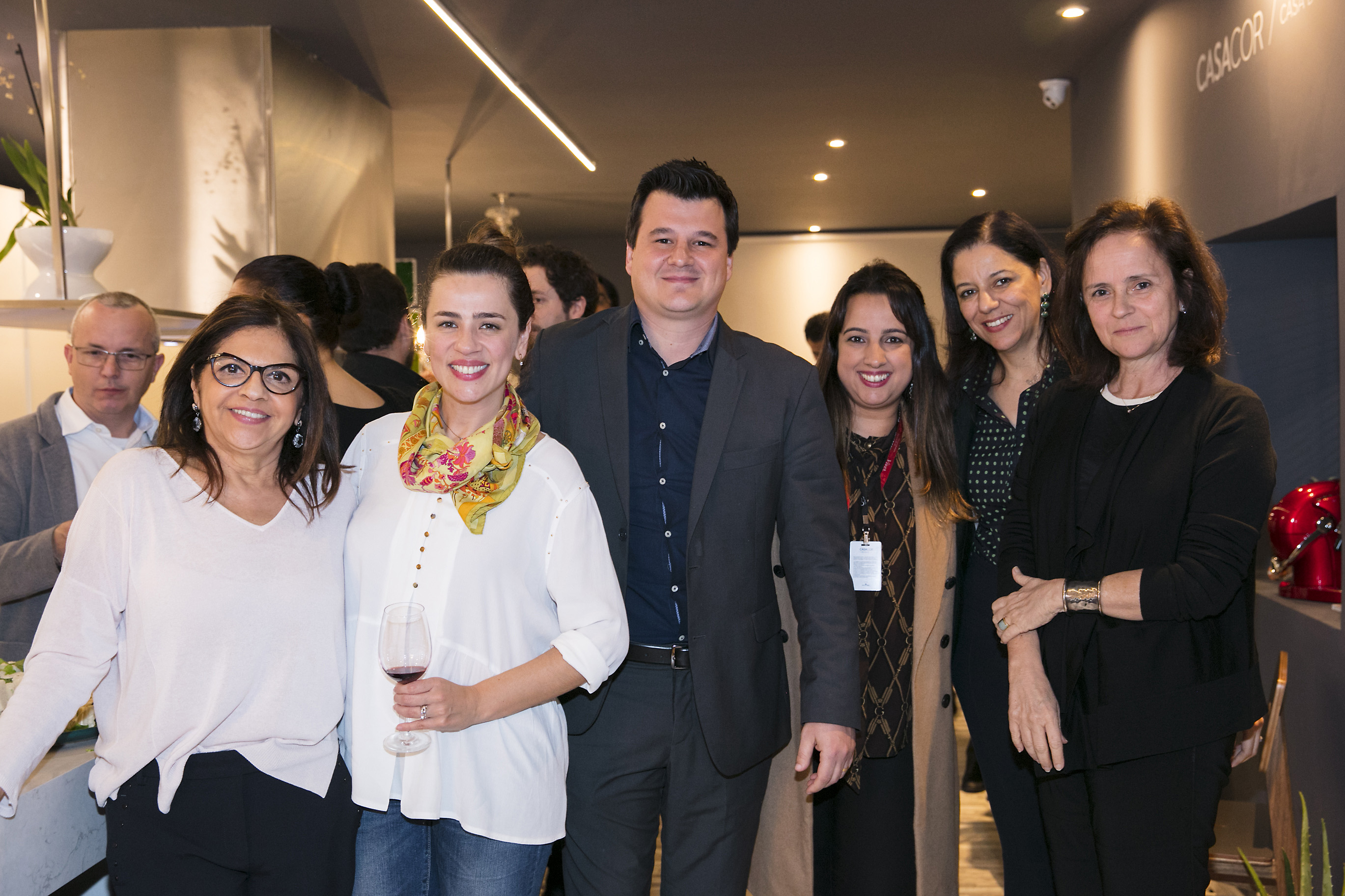 Lourdes Bottura, Carolina Lopes, Marcelo Fogaça, Priscilla Saraiva, Cleide Gomes e Patricia Quentel