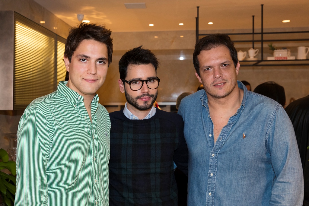 Paulo Azevedo, Bruno Gap e Gustavo Paschoalim