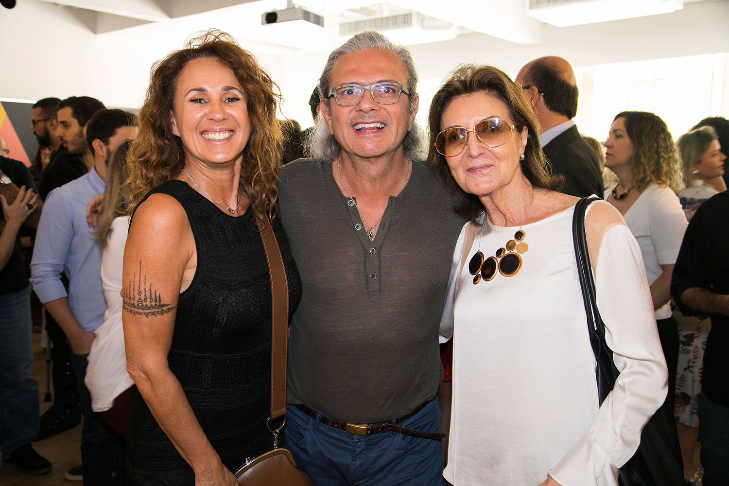 Monica Barbosa, Jorge Elias e Cris Ferraz