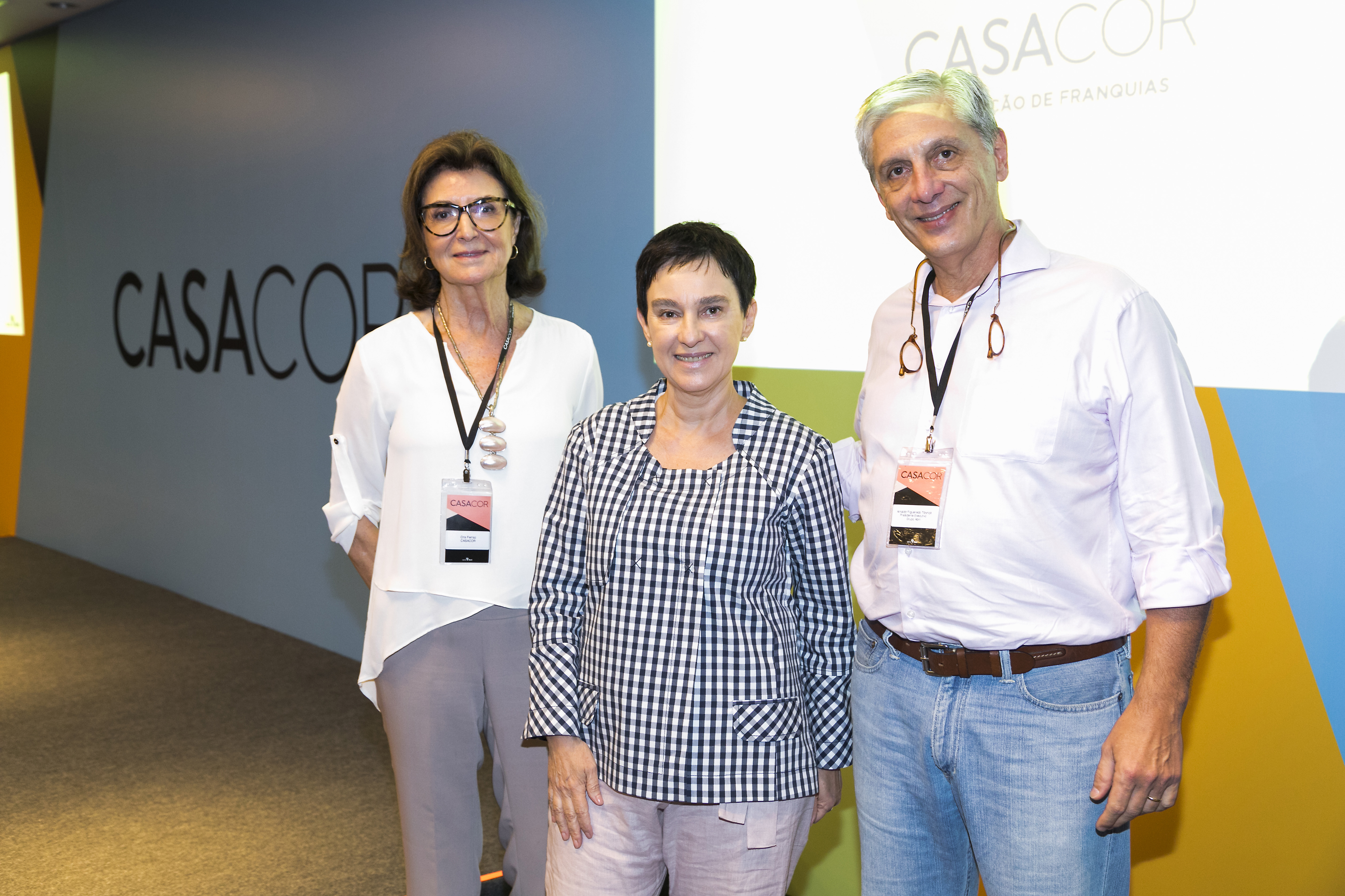 Cris Ferraz, Lívia Pedreira e Arnaldo Figueiredo Tibyriçá