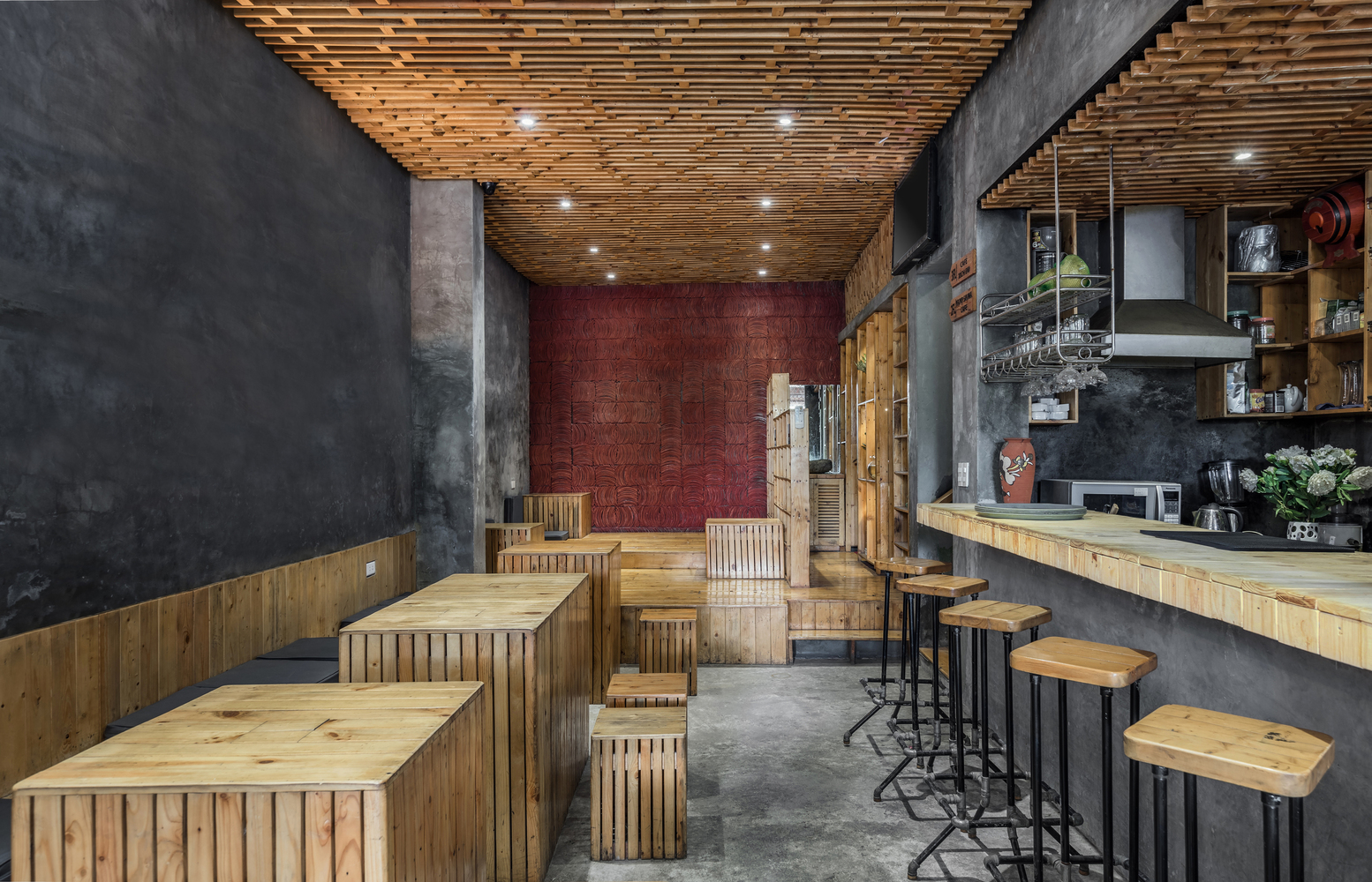 Hotelaria e Restaurantes: KOI Cafe / Farming Architects