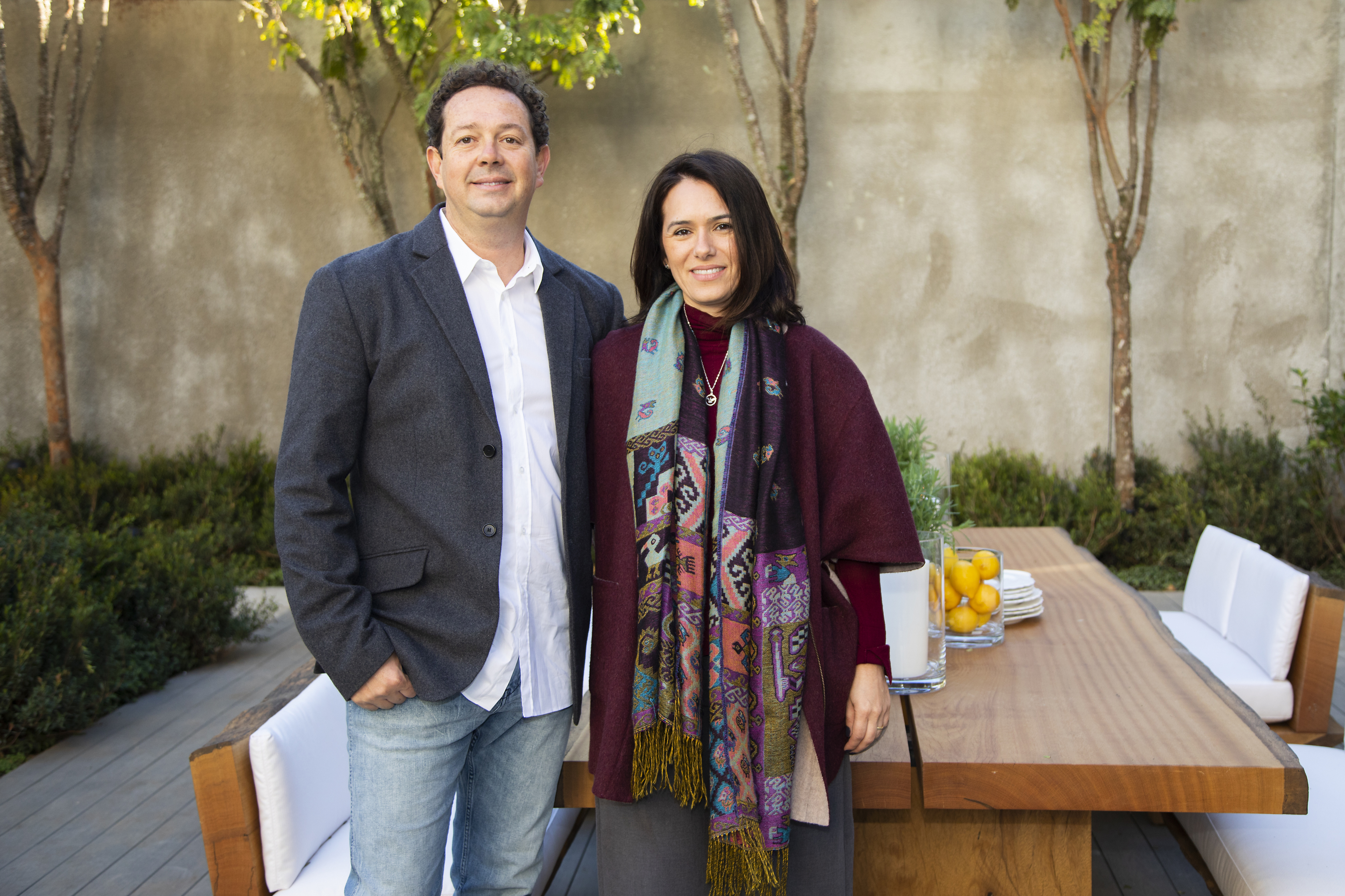 Rodrigo Oliveira e Aline Colani