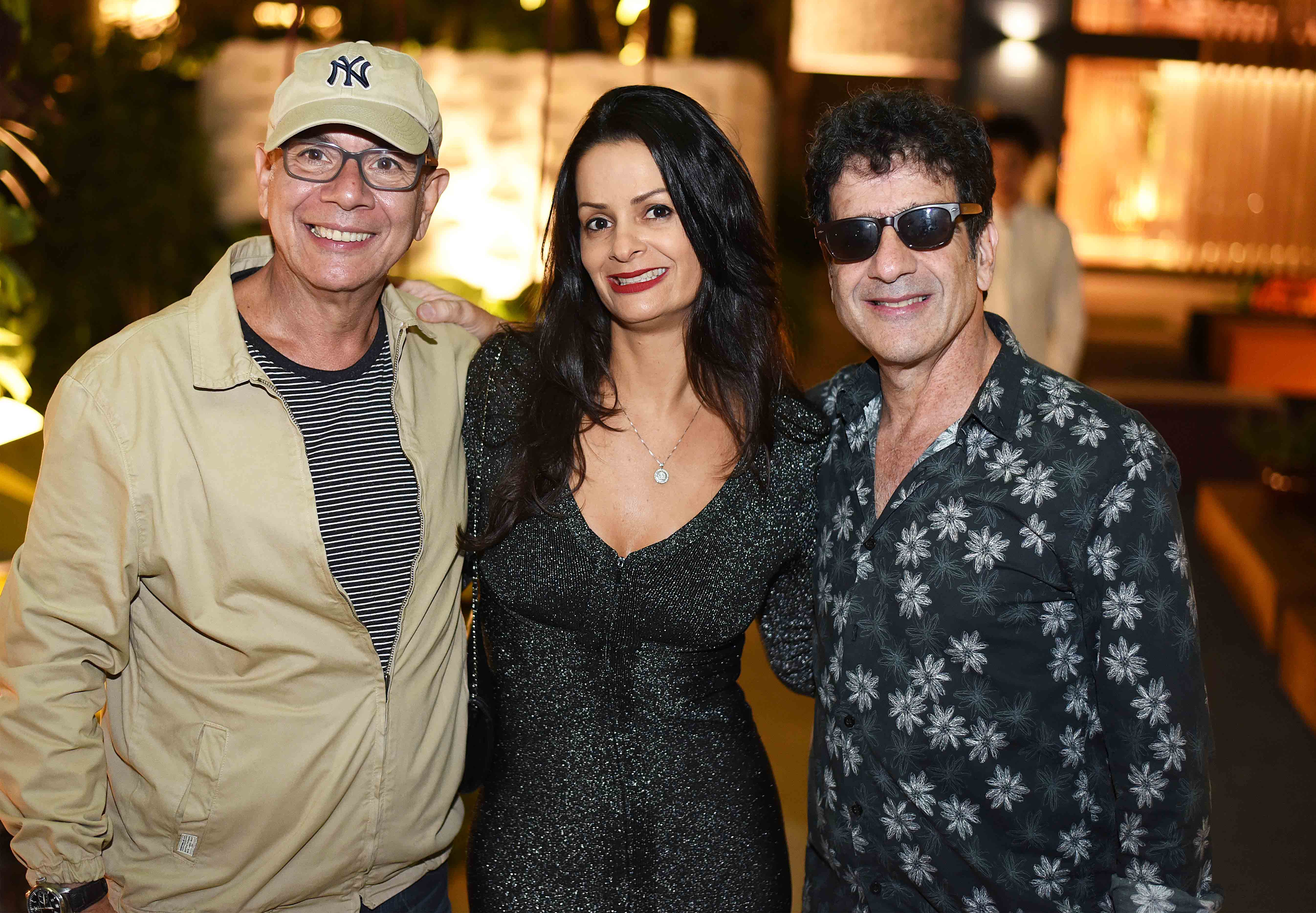 Caco Borges, Sandra Strauss e George Israel