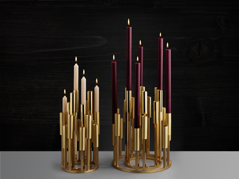 Borgia Candelabra - Carla Baz. A designer franco-libanesa está sempre disposta a testar novas técnicas e desafiador. Após completar seu mestrado em design de produtos para a indústria de luxo, teve a oportunidade de trabalhar com grandes nomes do mercado, incluindo Fernando Campana. Linhas elegantes compõem o design de seu trabalho.