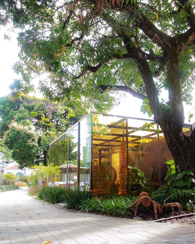 Pernambuco. <span>Casa de Vidro Vivix - Diogo Viana. O vidro Performa é o elemento principal. Das paredes ao teto, revela resistência, tecnologia, proteção solar e estética em todos os ambientes do studio - que inclui dormitório, sala gourmet e banheiro transparente. O sinuoso sofá e a cama com base de vidro foram desenhados pelo arquiteto, e o decor monocromático revela: o futuro é verde.</span>