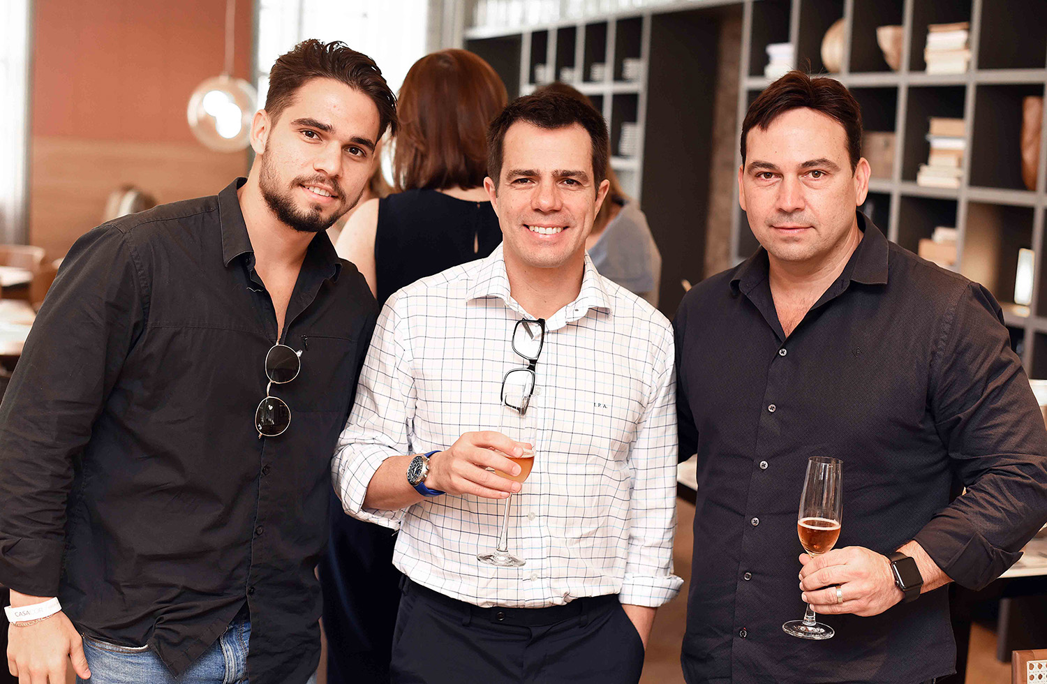 Mateus Pinheiro, Luis Fernando Amorim e Matias Pinheiro.