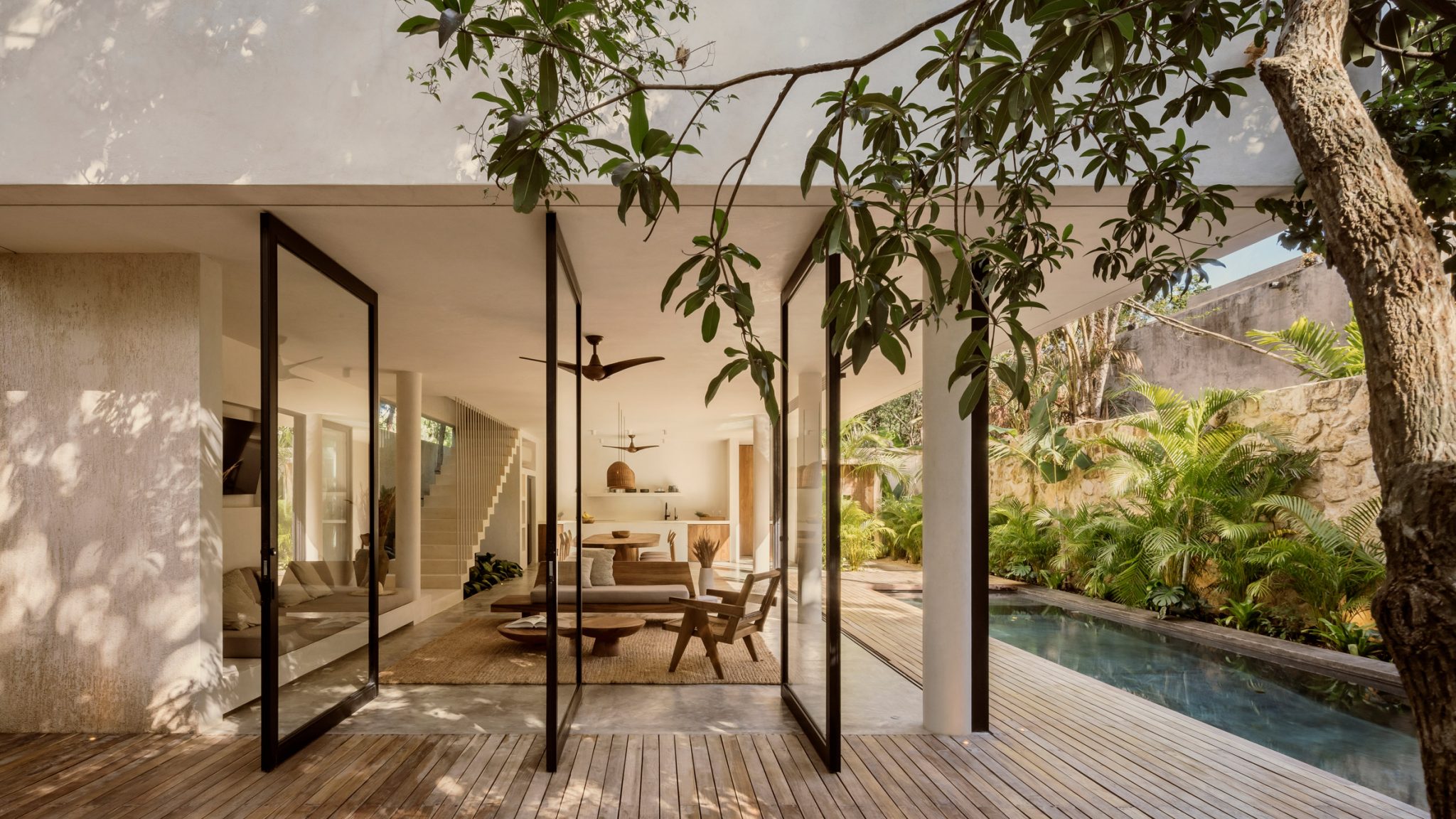 casa areca co-lab tulum méxico arquitetura jardim