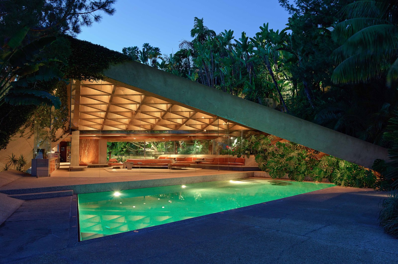 The Sheats-Goldstein House,1961, LA, EUA - John Lautner