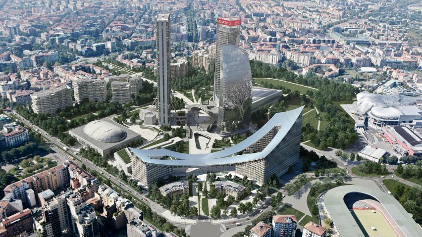Nova torre de Milão projetada pela BIG
