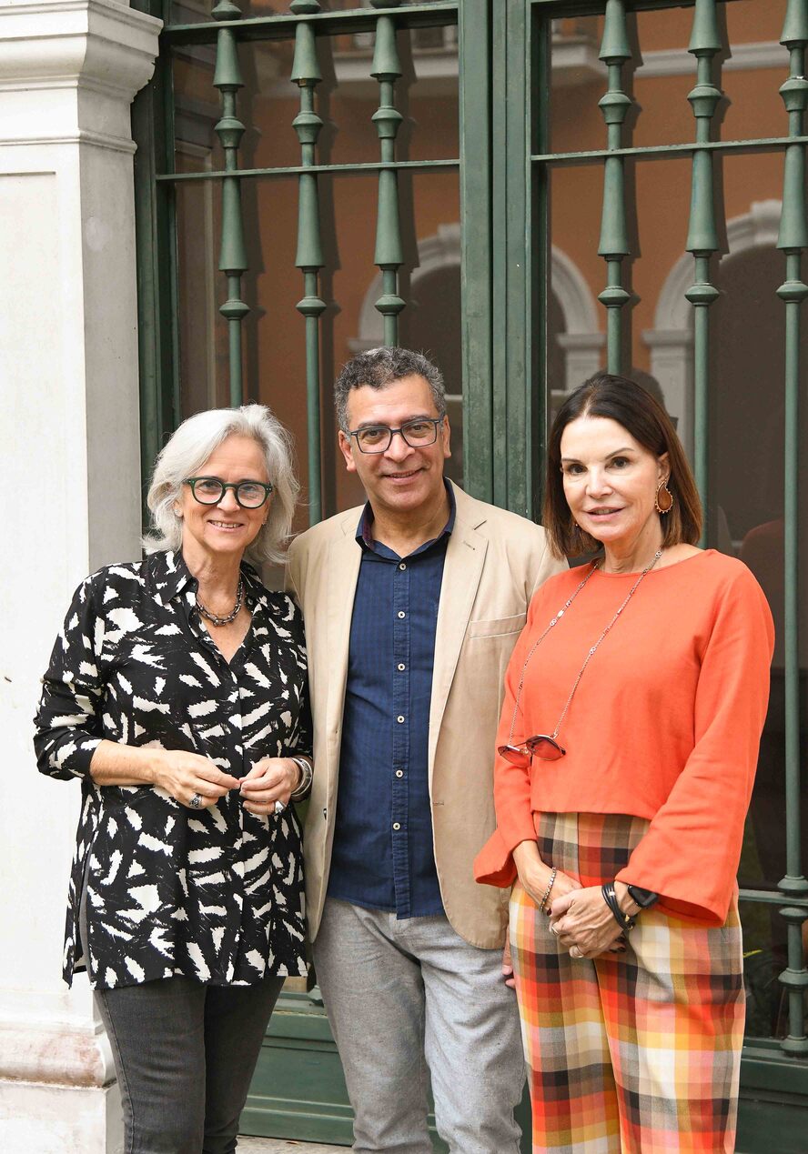 Patricia Quentel, Pedro Ariel e Patricia Mayer.
