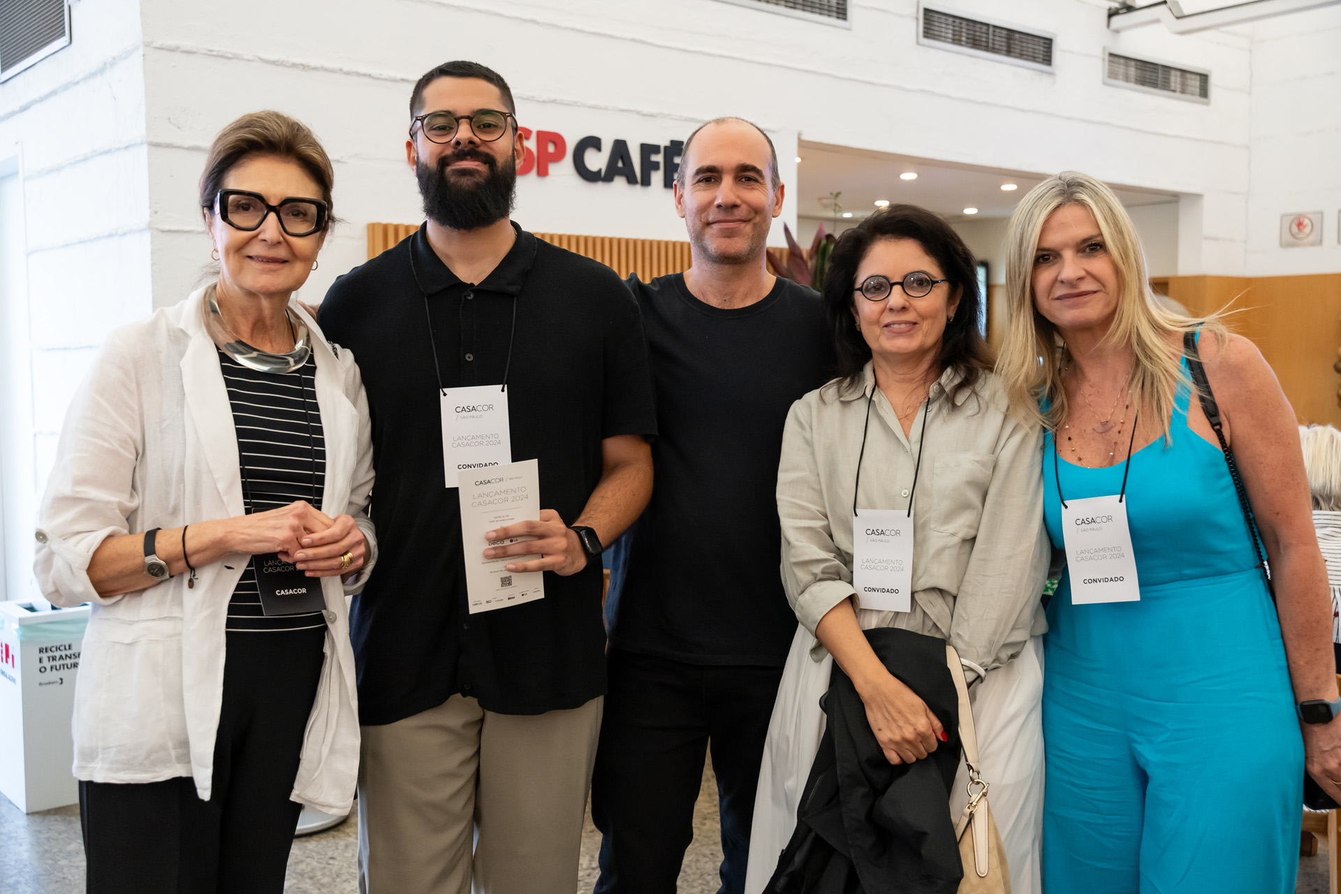 Cris Ferraz, Thiago Pontes, Pedro Nitsche, Silvia Camargo e Claudia Spina