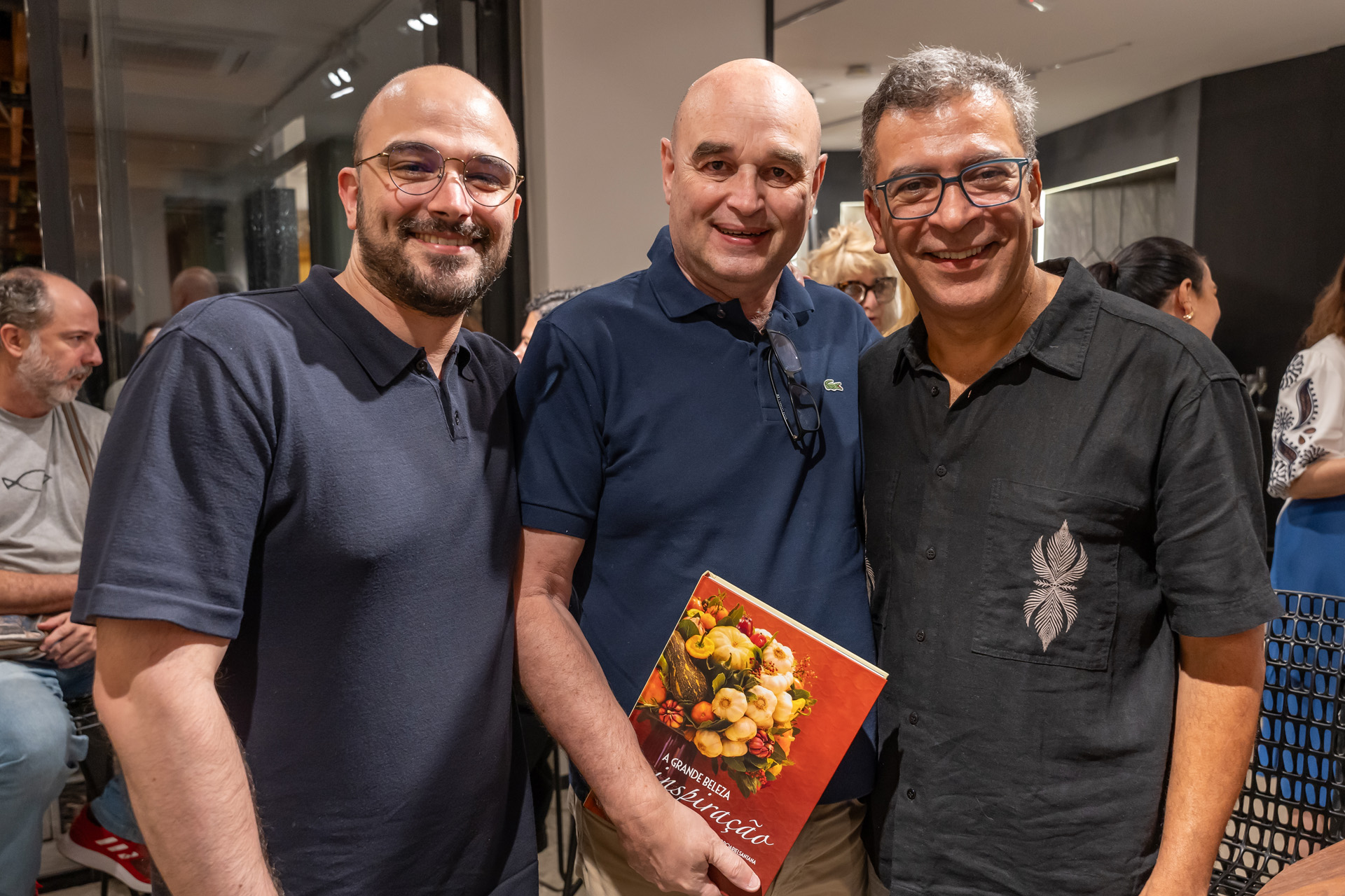 Felipe Fichberg, Eloy Fichberg e Pedro Ariel.