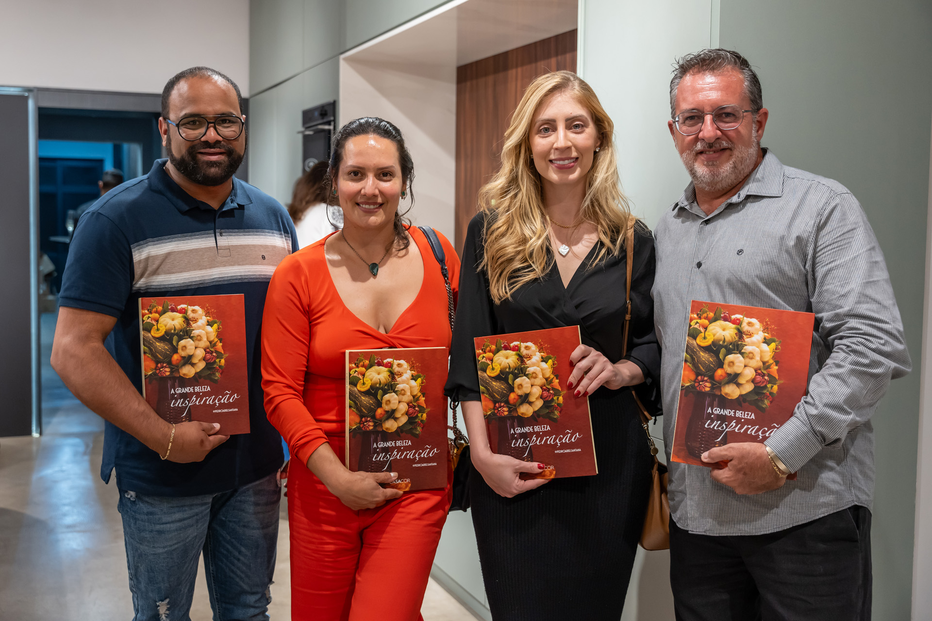 Márcio Andrade, Clariça Lima, Fernanda Rubatino e Mauro Contesini.