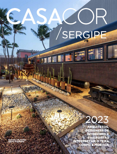 Capa do anuário da CASACOR Sergipe 2023.