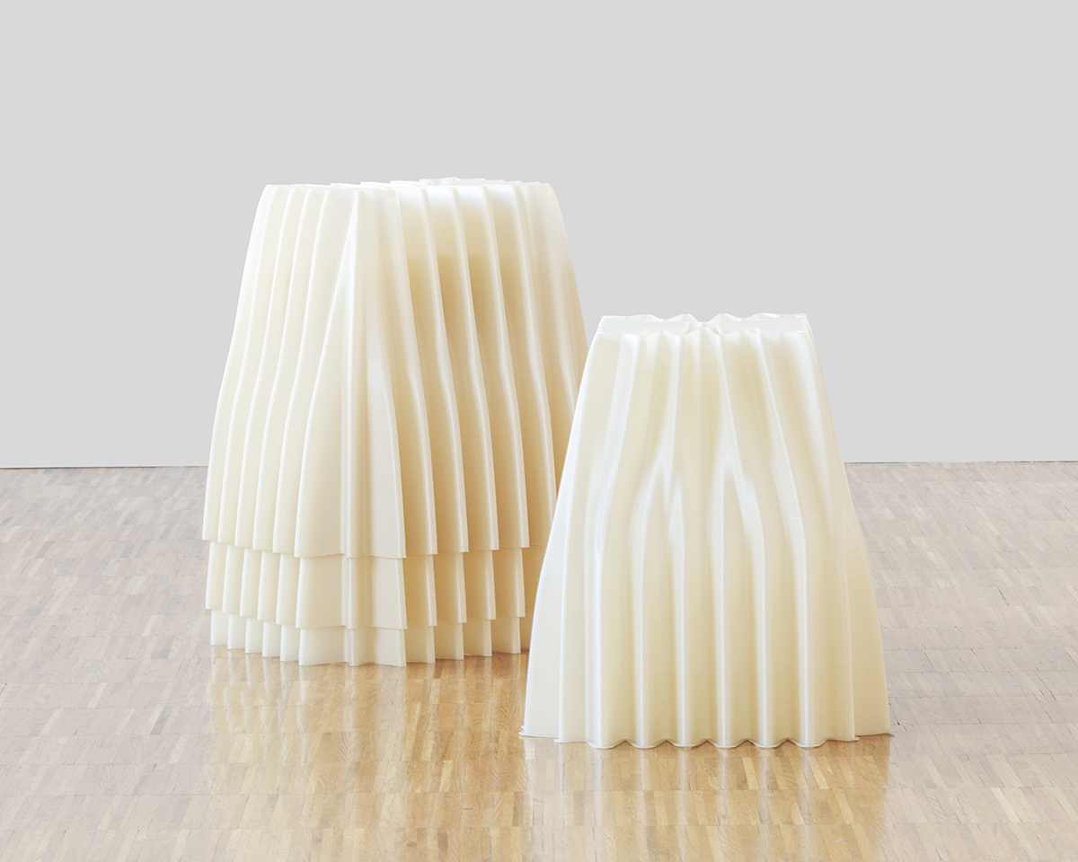 Banco Compostável - impresso em 3D com um composto exclusivo de filamento flexível de PLA/PHB biodegradável.