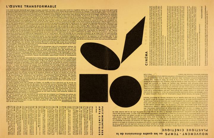 "Manifesto Amarelo" publicado em 1955 por Vasarely e demais artistas do movimento Op Art.