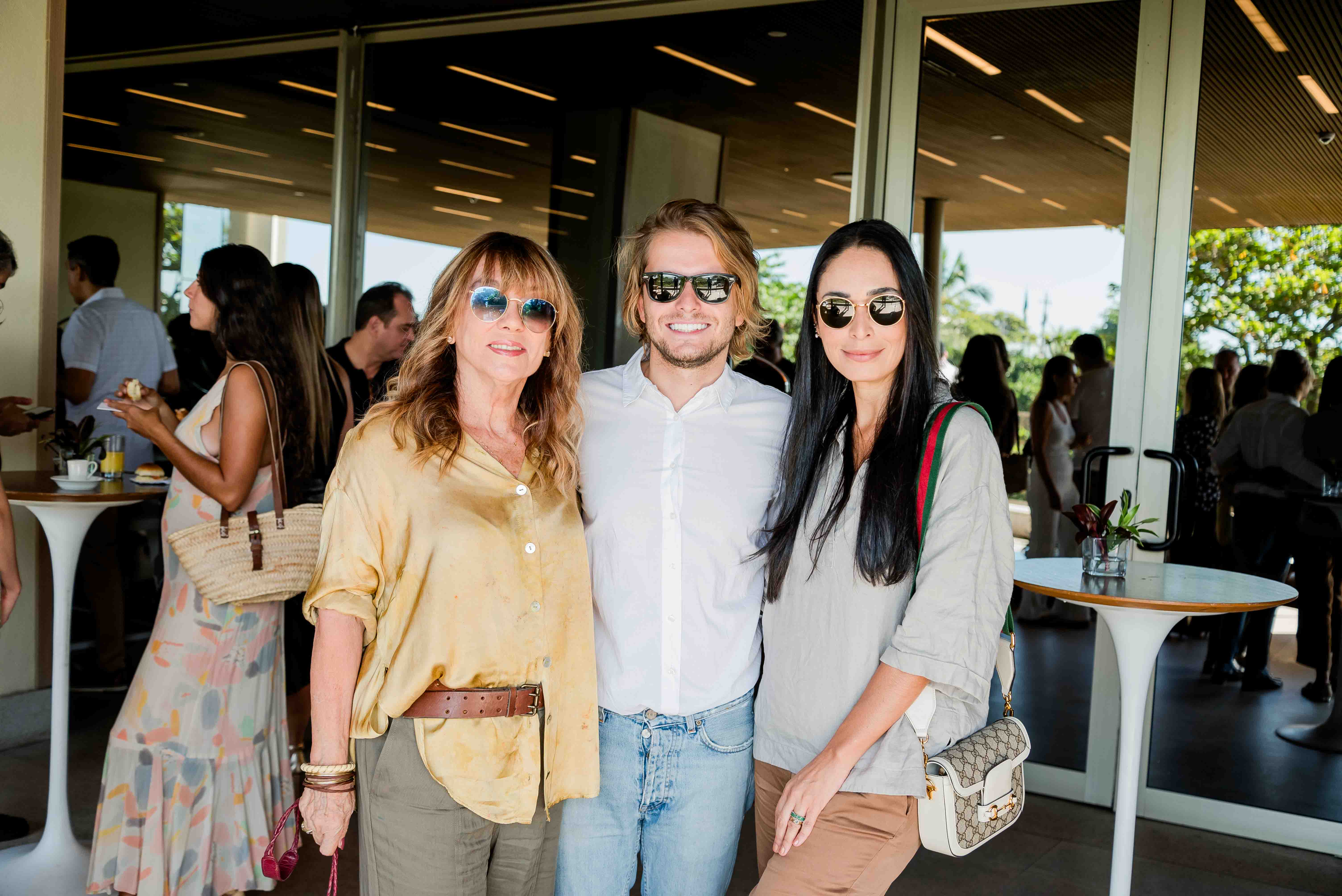 Eva Taquechel, Victor Niskier e Karla Ortiz.