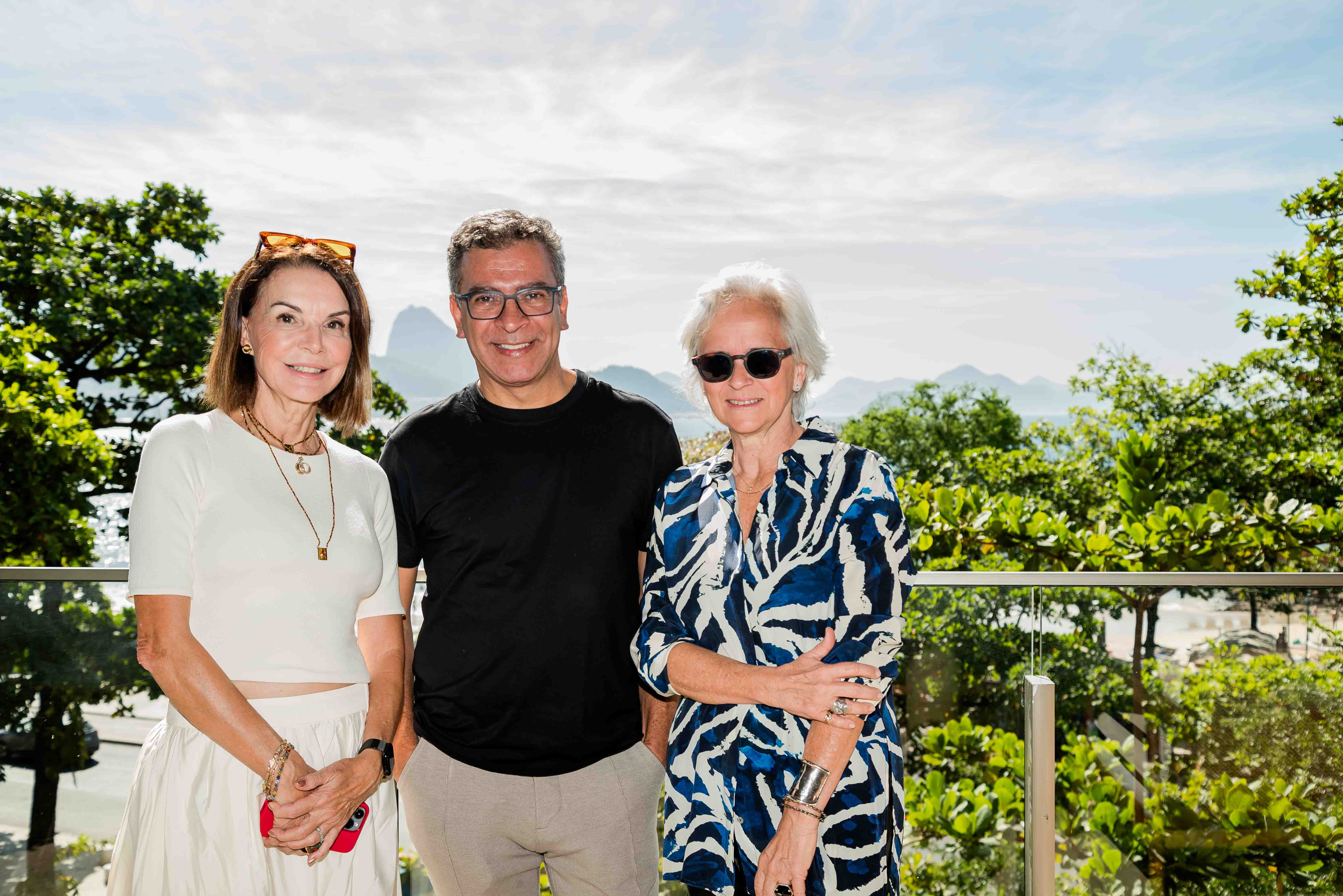 Patricia Mayer, Pedro Ariel e Patricia Quentel.