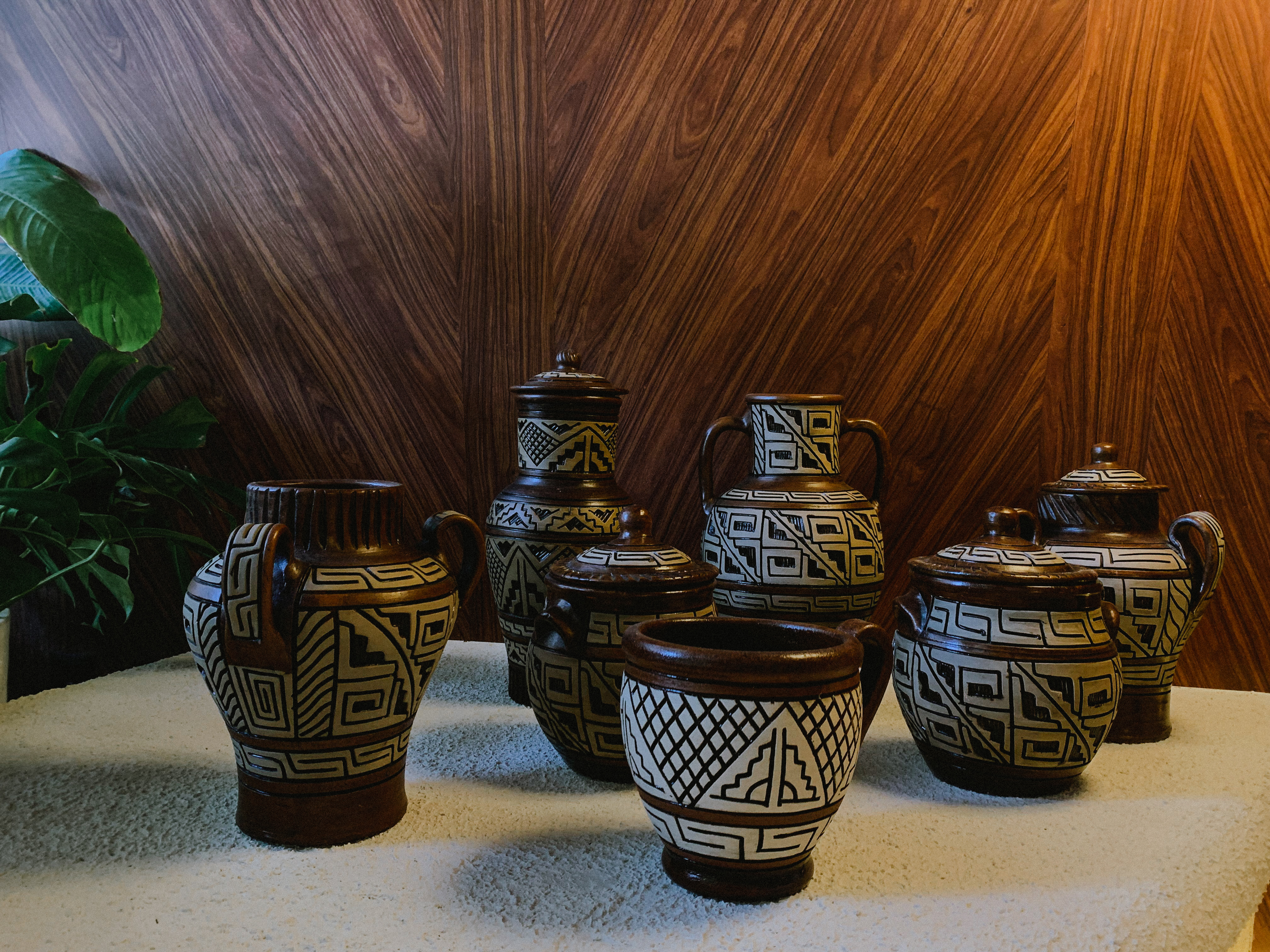 Cerâmicas dos povos Marajoaras na Casa Urucum - Projeto da CASACOR São Paulo 2024