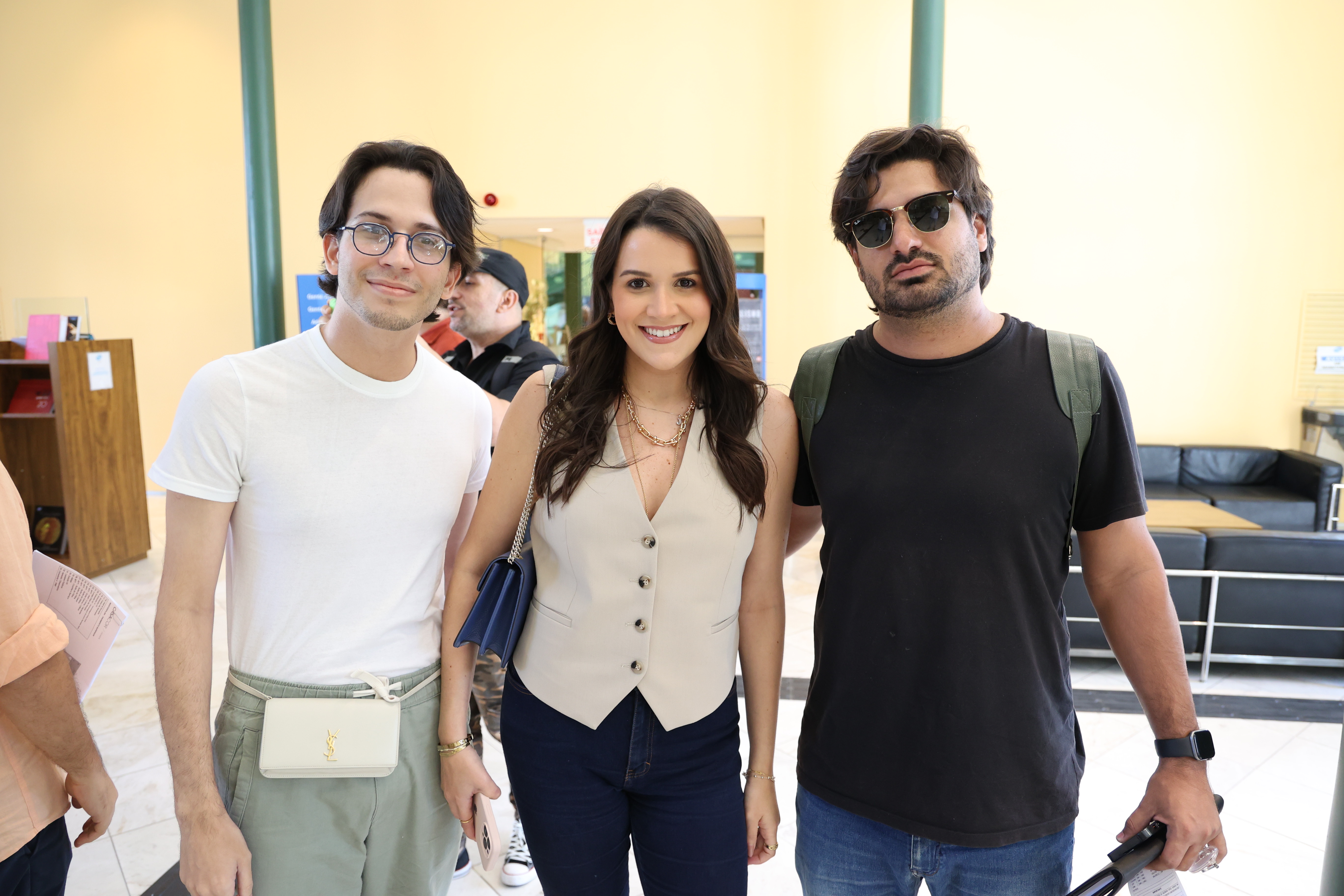 João Pedro Rolim, Juliana Dias e João Victor Chavier.