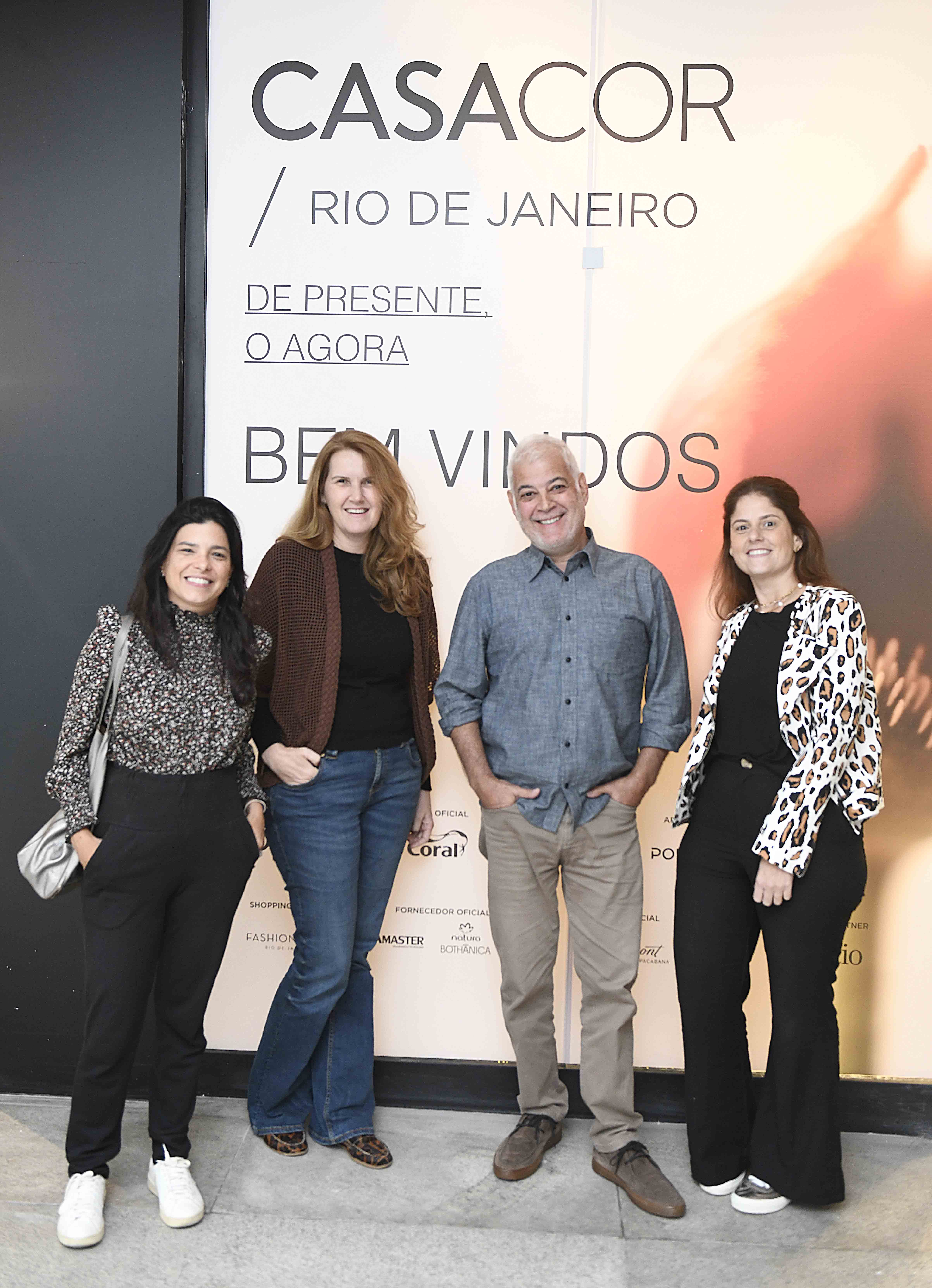 Maria Estelita, Bia Wolff, Mauricio Nóbrega e Patricia Vieira.