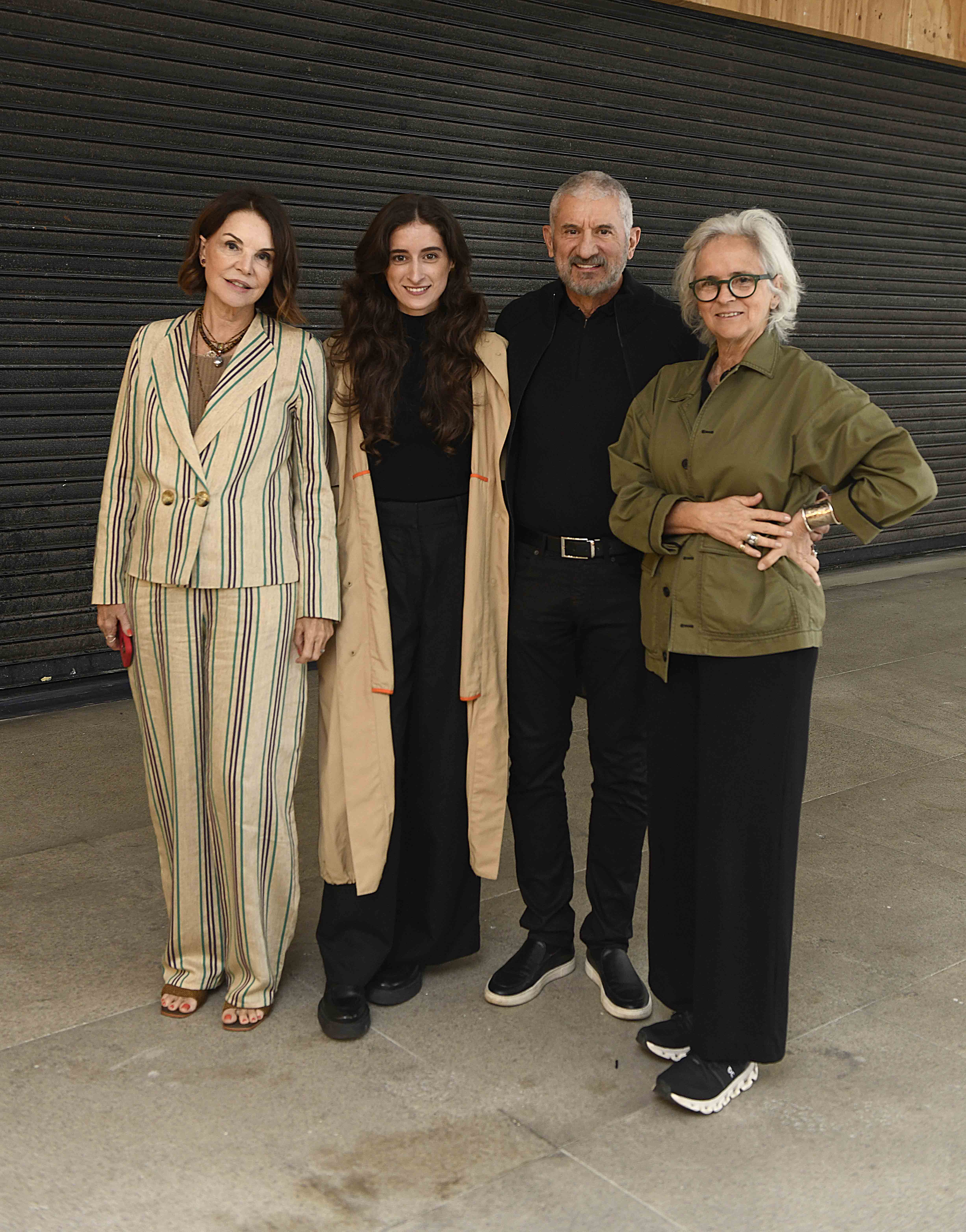 Patricia Mayer, Julia Feu, Alexandre Feu e Patricia Quentel.