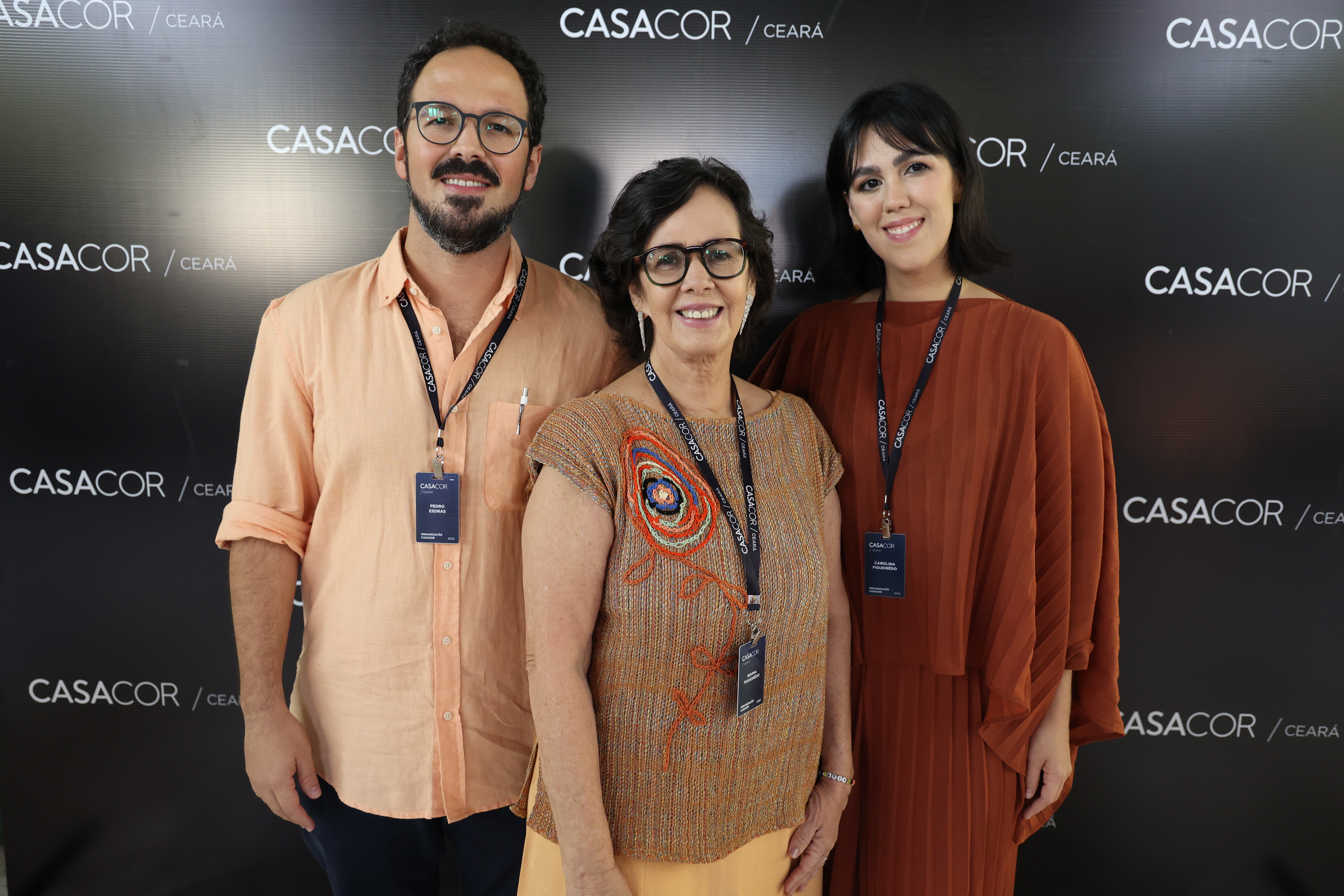 Pedro Esdras, Neuma e Carolina Figueirêdo.