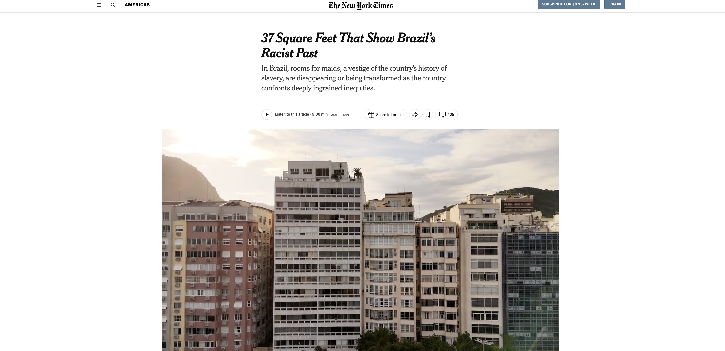 Arquitetos de CASACOR dão entrevista ao NYT