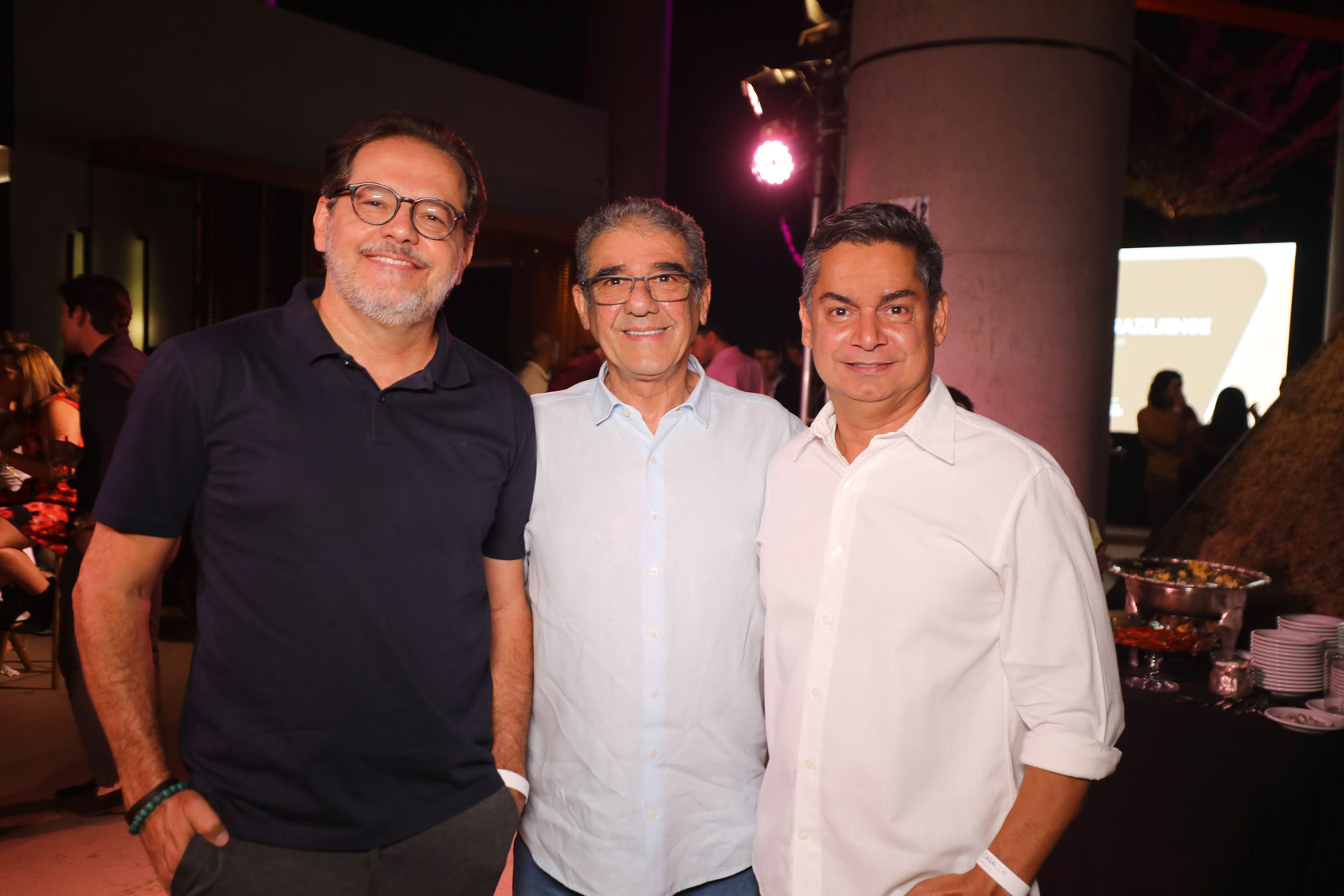 Cássio Veiga, Mendes Barreto e André Martins.