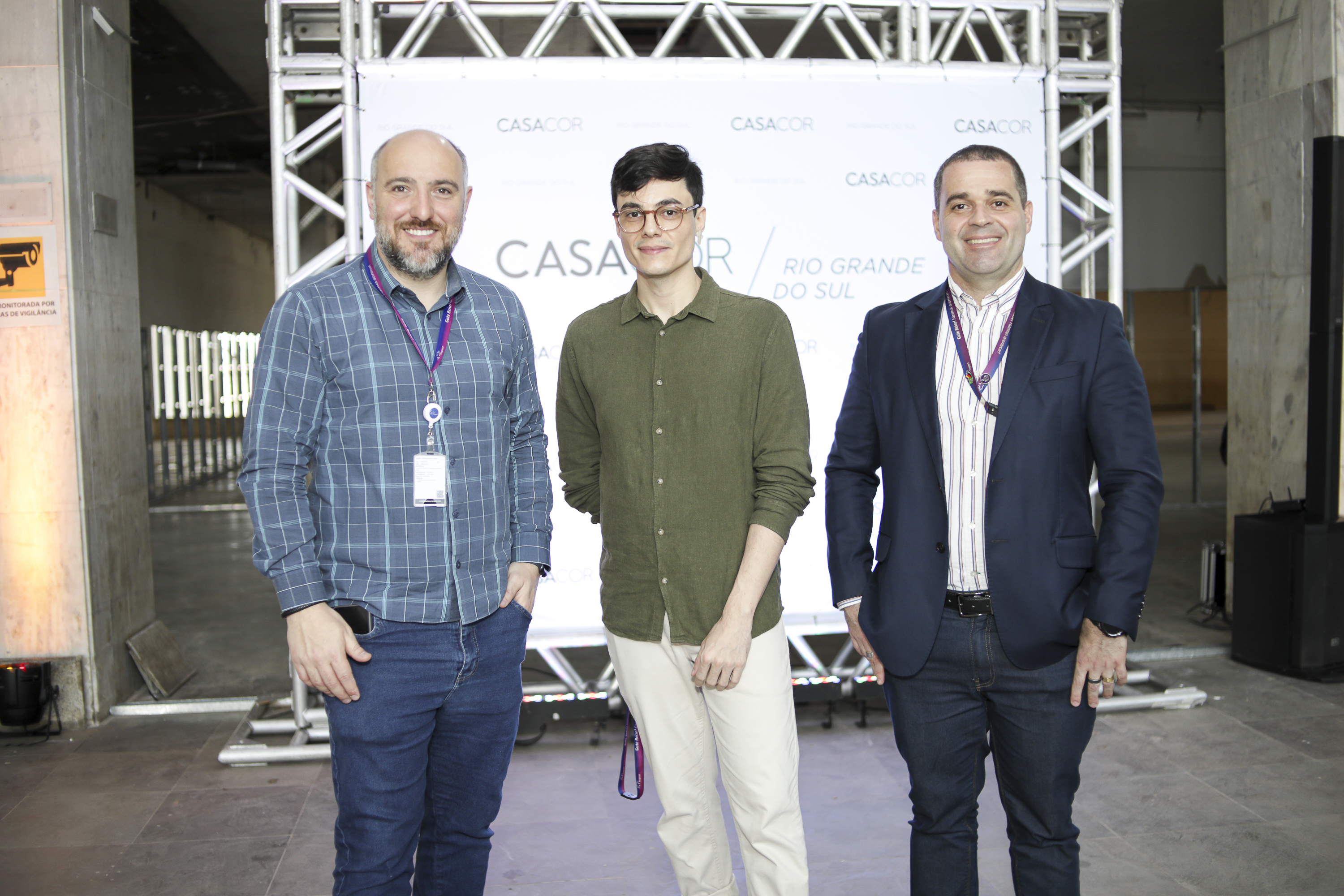 Rodrigo Souza, Alisson Prates e Rafael Guerra.