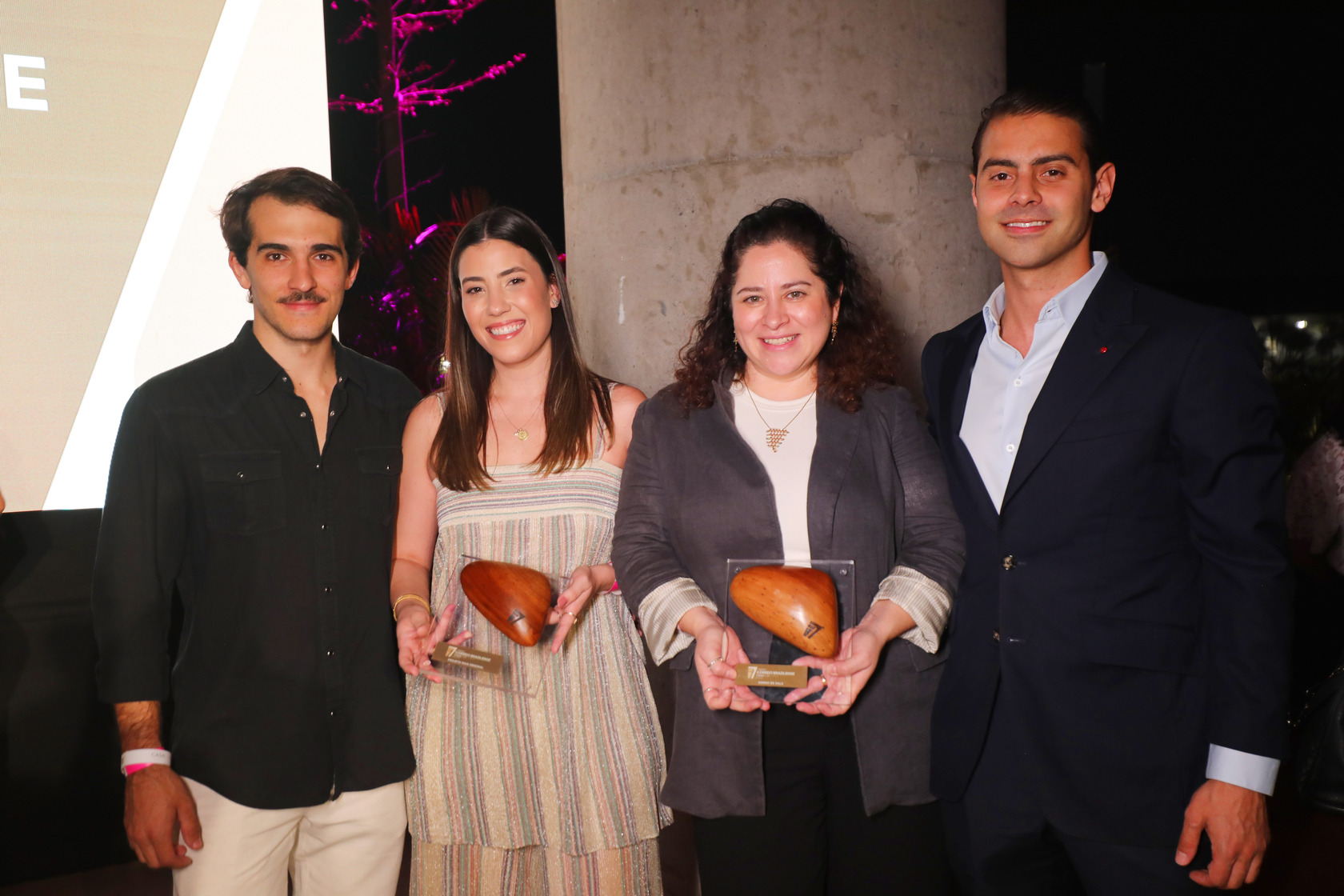 Felipe Zorzeto, Marcela Schiavoni, Rosita Pereira e Orestes Blanco.