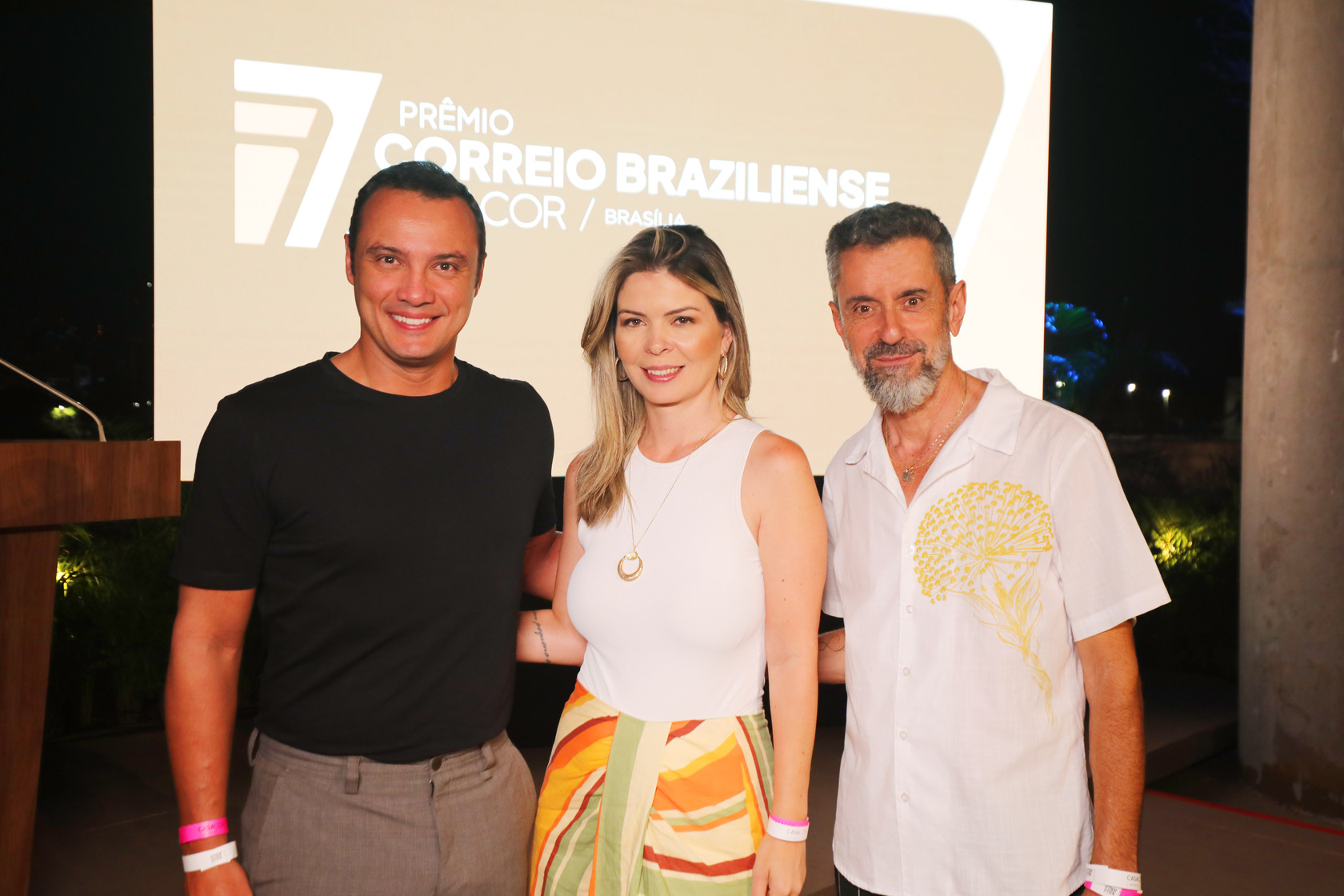 Leandro Silvério, Carla Silva e Mauro Carvalho.