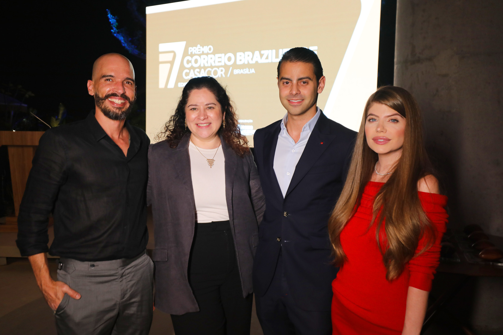 Vinícius Maranini, Rosita Pereira, Oréstes Blanco e Nadia Yusuf.