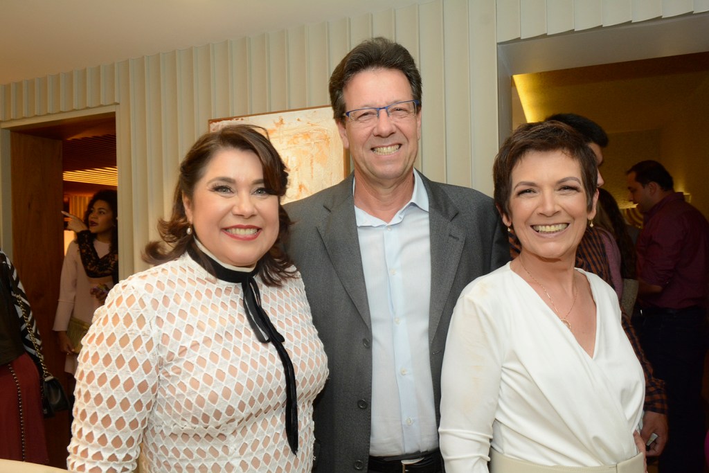 Rita Tristão recebe Iramaya e João, parceiros da Portobello Vitória