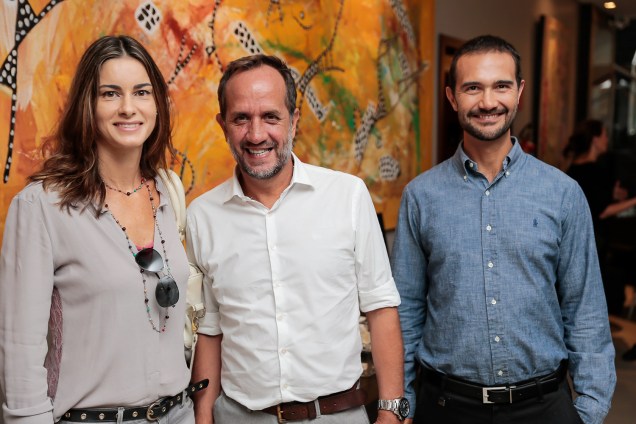 Cristine Cervo, Luiz Setinger e Guilherme Cabral