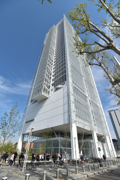 Vista do prédio projetado pelo arquiteto Renzo Piano