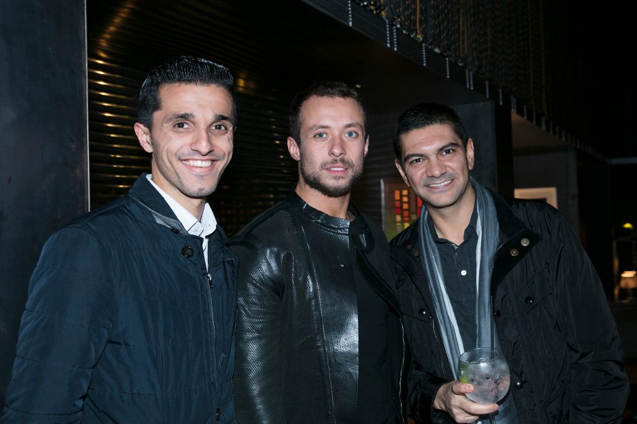 Nasser Mohamed, Gustavo Neves e Claudio Costa