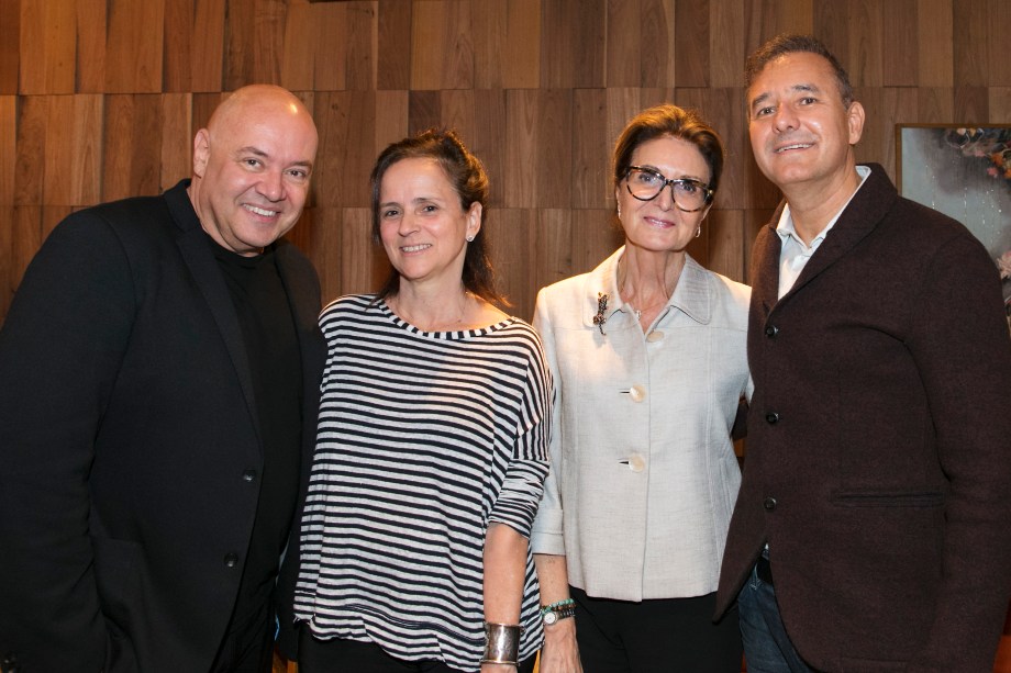Gilberto Cioni, Patricia Quentel, Cristina Ferraz e Olegário de Sá
